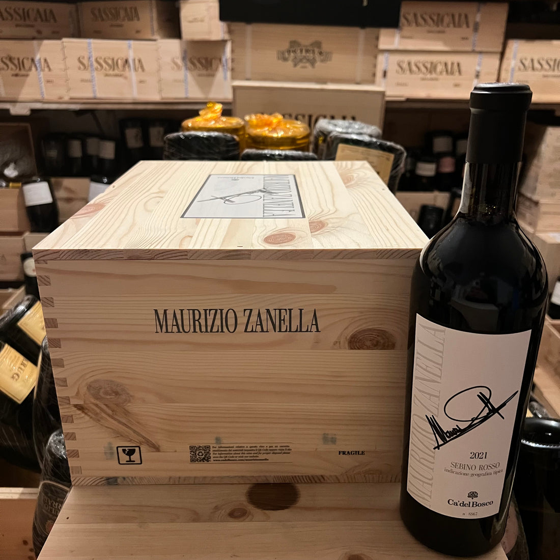 Ca Del Bosco Maurizio Zanella 2021 Sebino Rosso IGT - Cassa Legno 6 Bottiglie