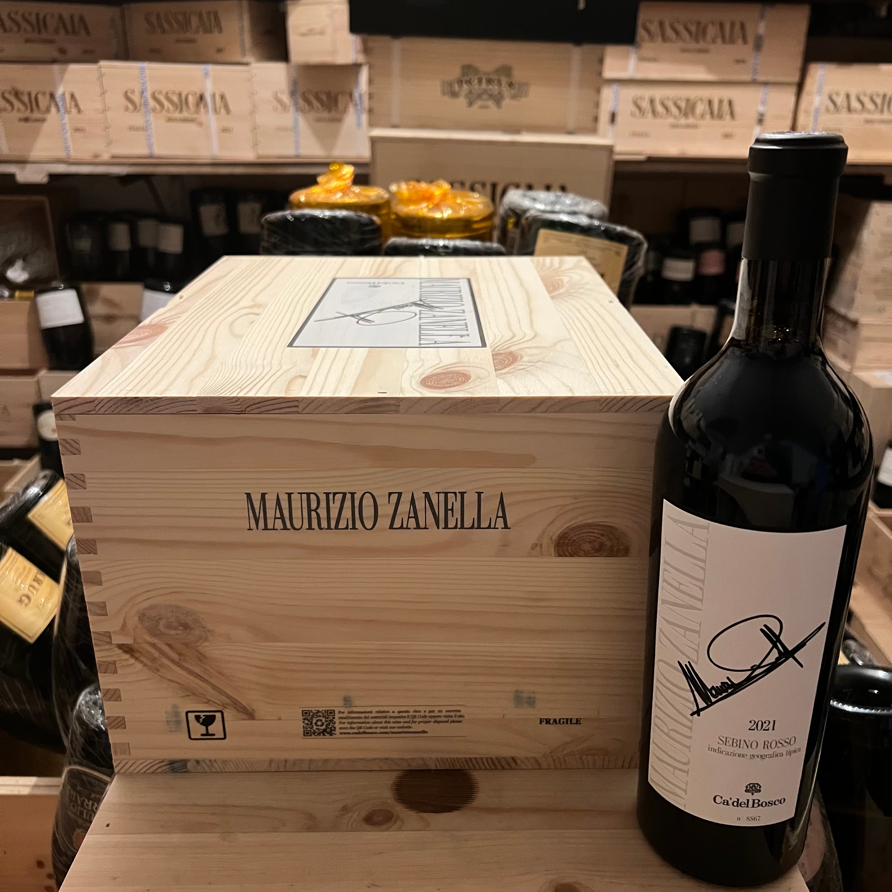 Ca Del Bosco Maurizio Zanella 2021 Sebino Rosso IGT - Cassa Legno 6 Bottiglie