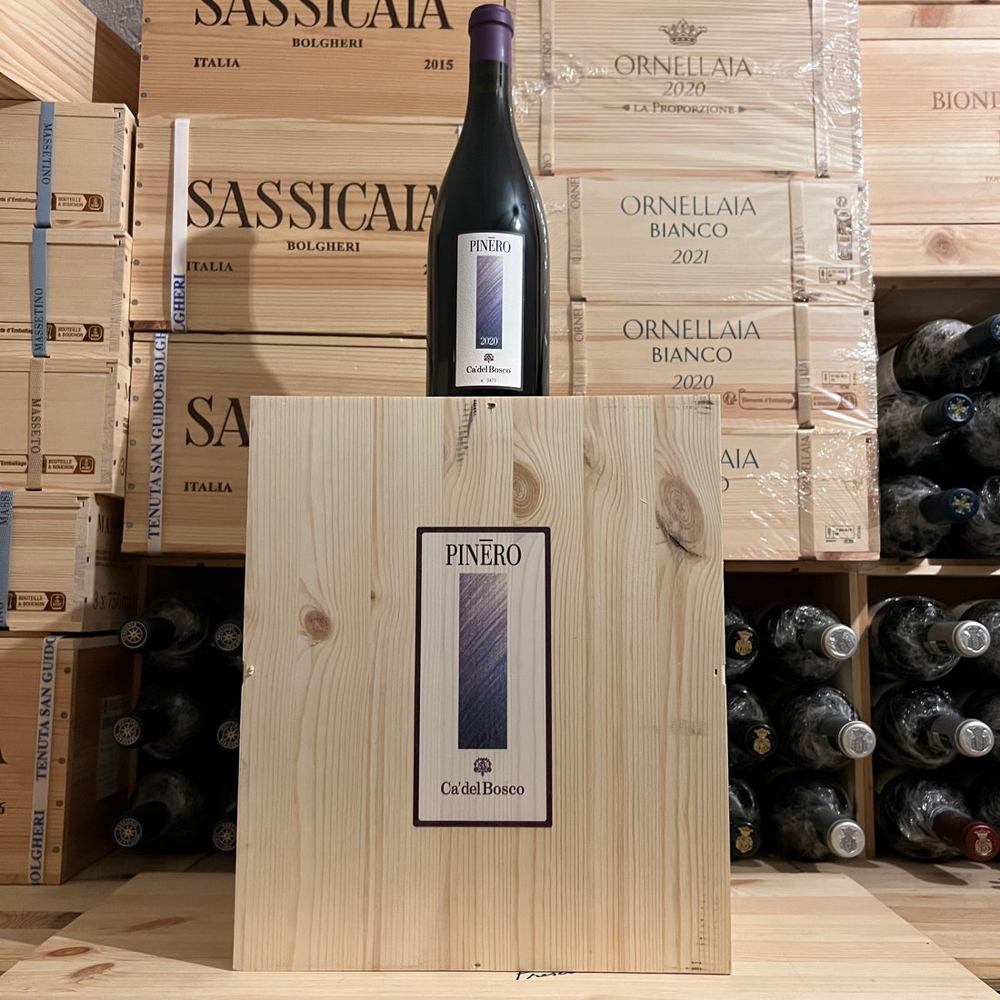 Ca Del Bosco Pinero 2020 Sebino Pinot Nero IGT - Cassa Legno 6 Bottiglie
