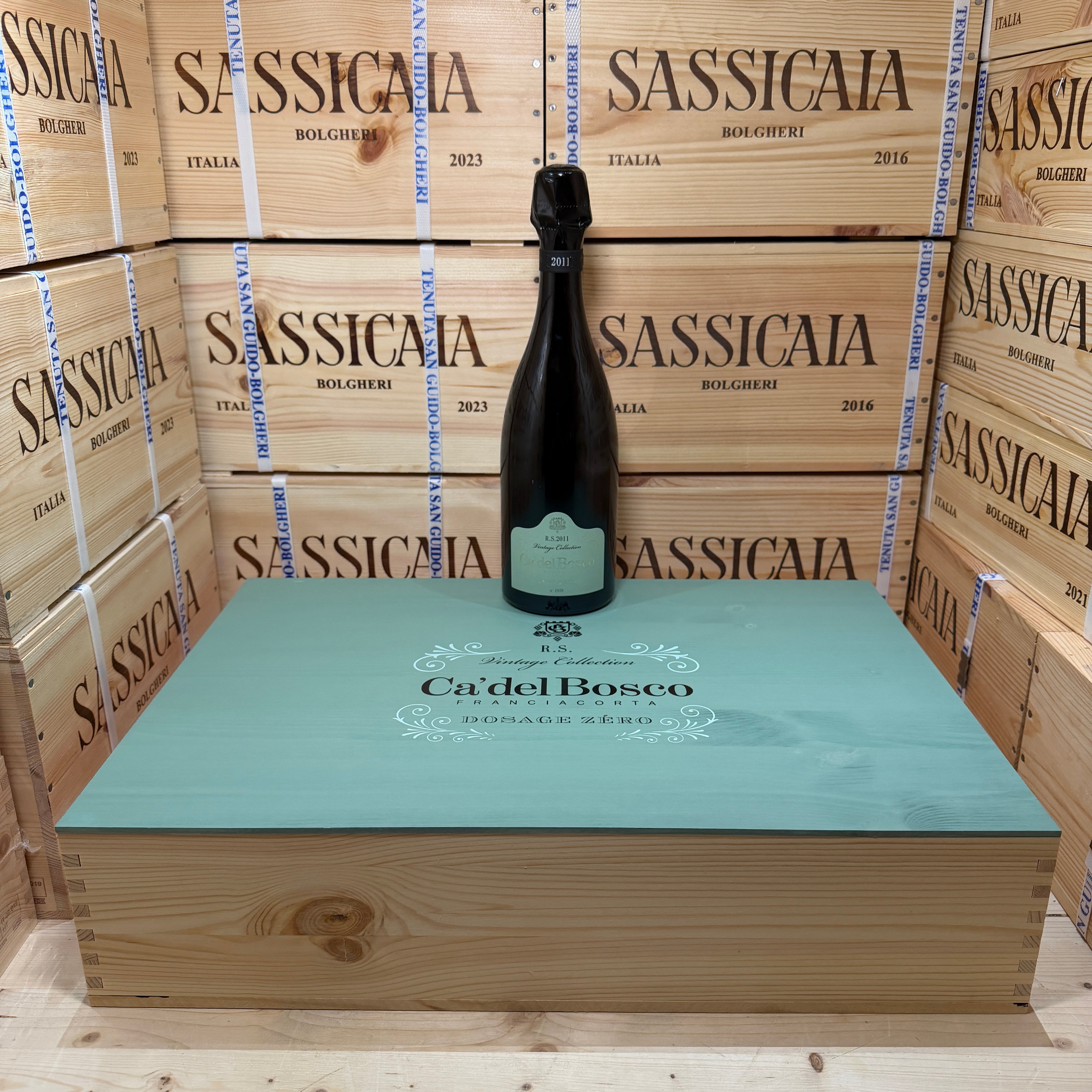Ca Del Bosco Vintage Collection Dosage Zero RS 2011 - Cassa Legno 6 Bottiglie