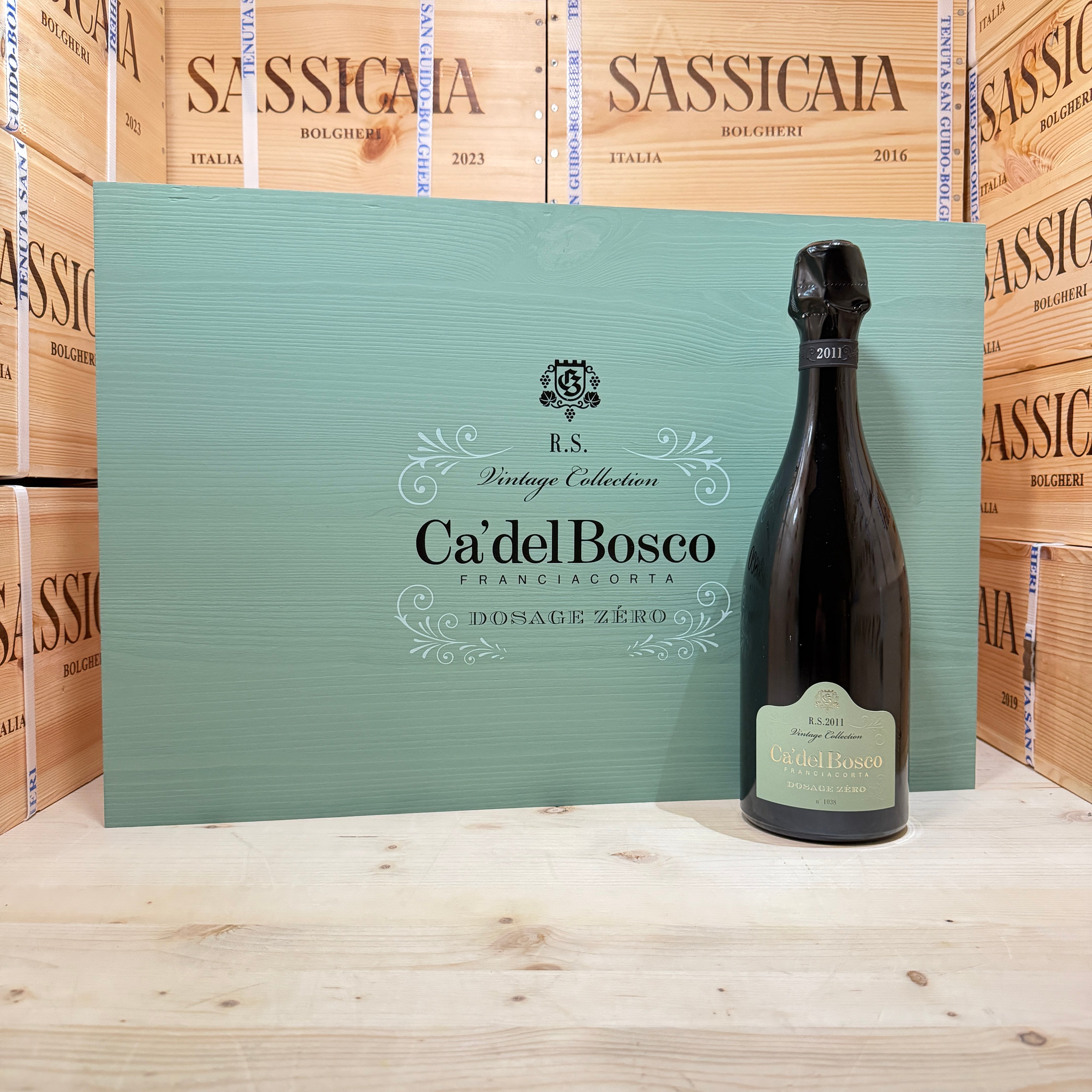 Ca Del Bosco Vintage Collection Dosage Zero RS 2011 - Cassa Legno 6 Bottiglie