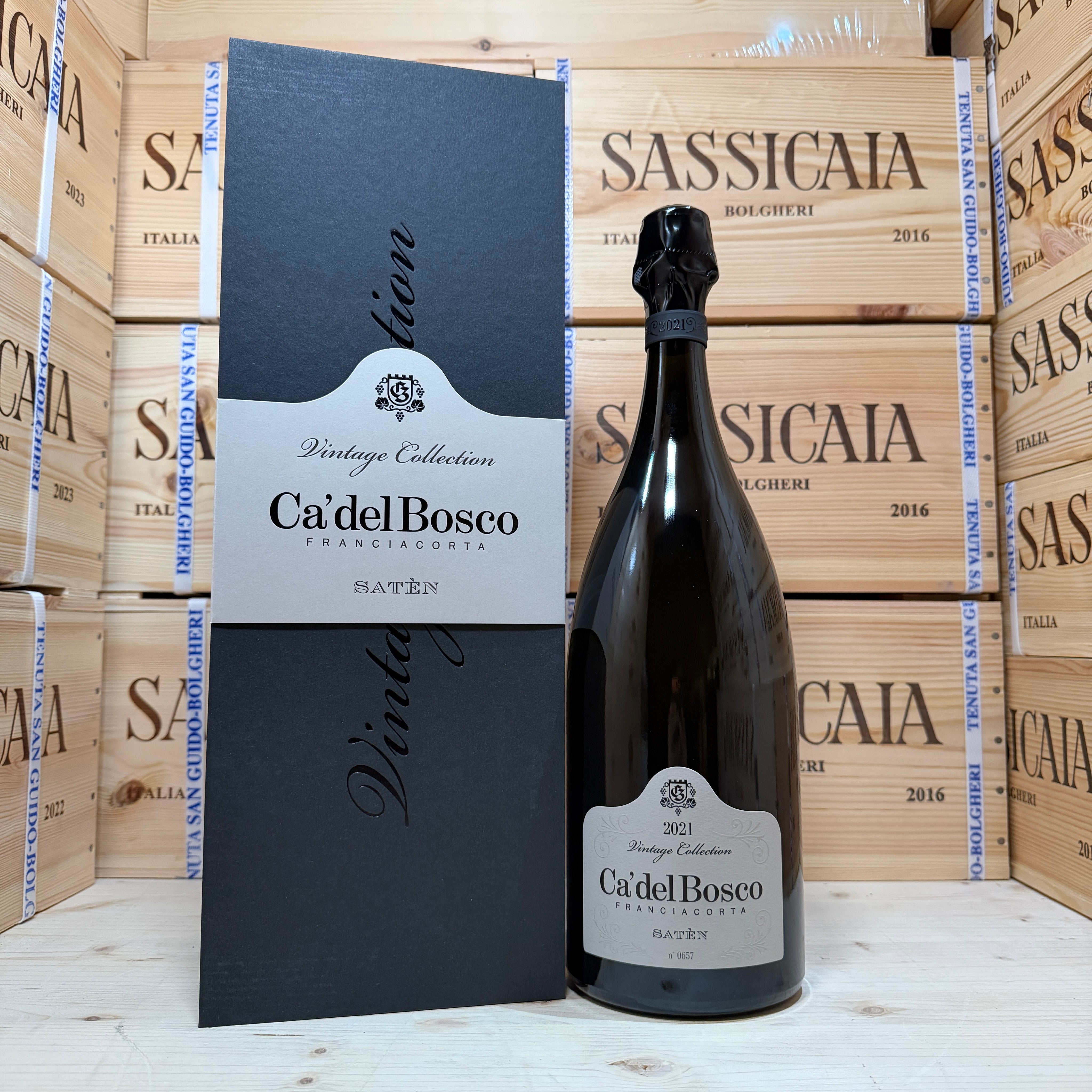 Ca Del Bosco Vintage Collection Satèn 2021 Magnum Astucciato