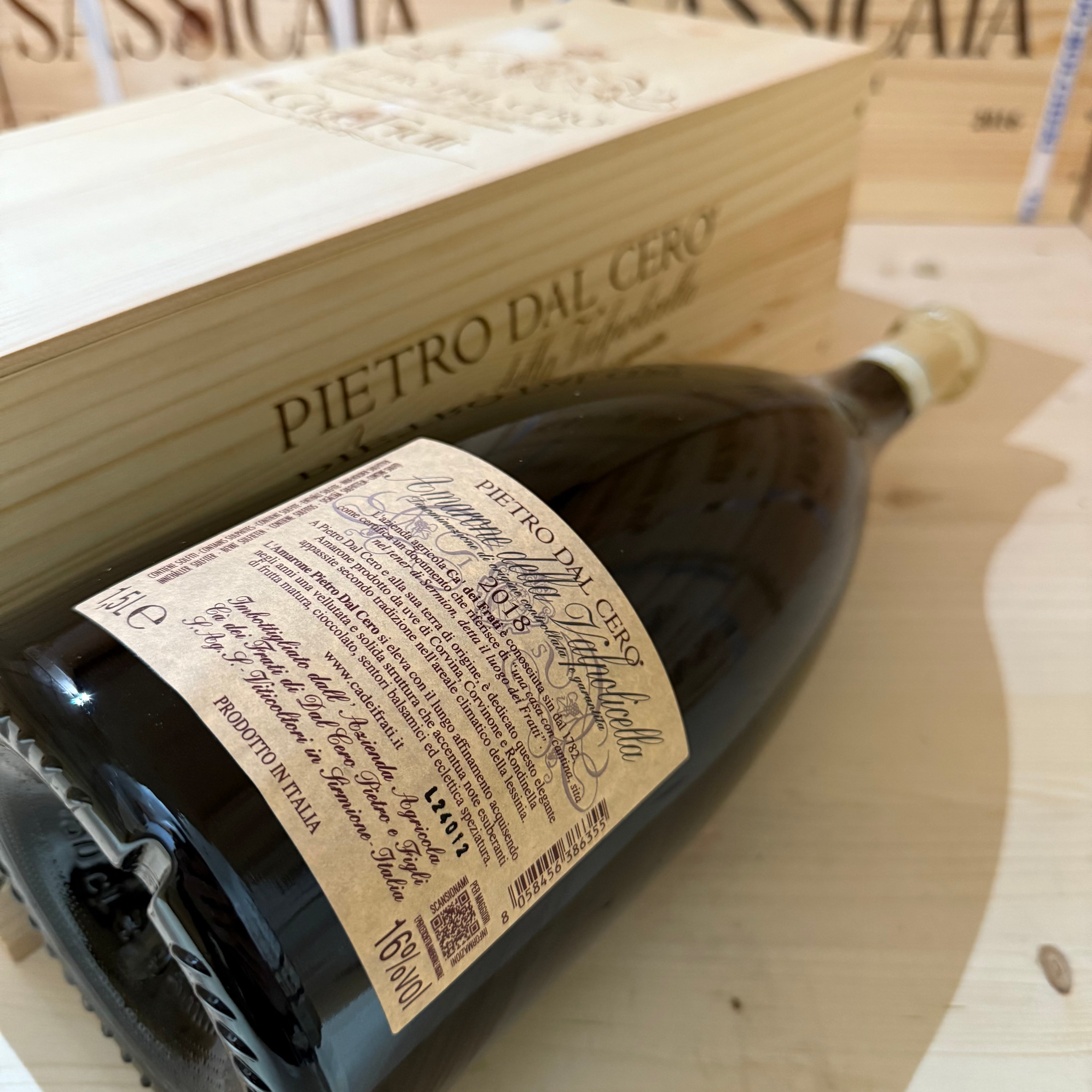 Ca dei Frati Pietro Dal Cero Amarone della Valpolicella DOCG 2018 Magnum in Cassa Legno