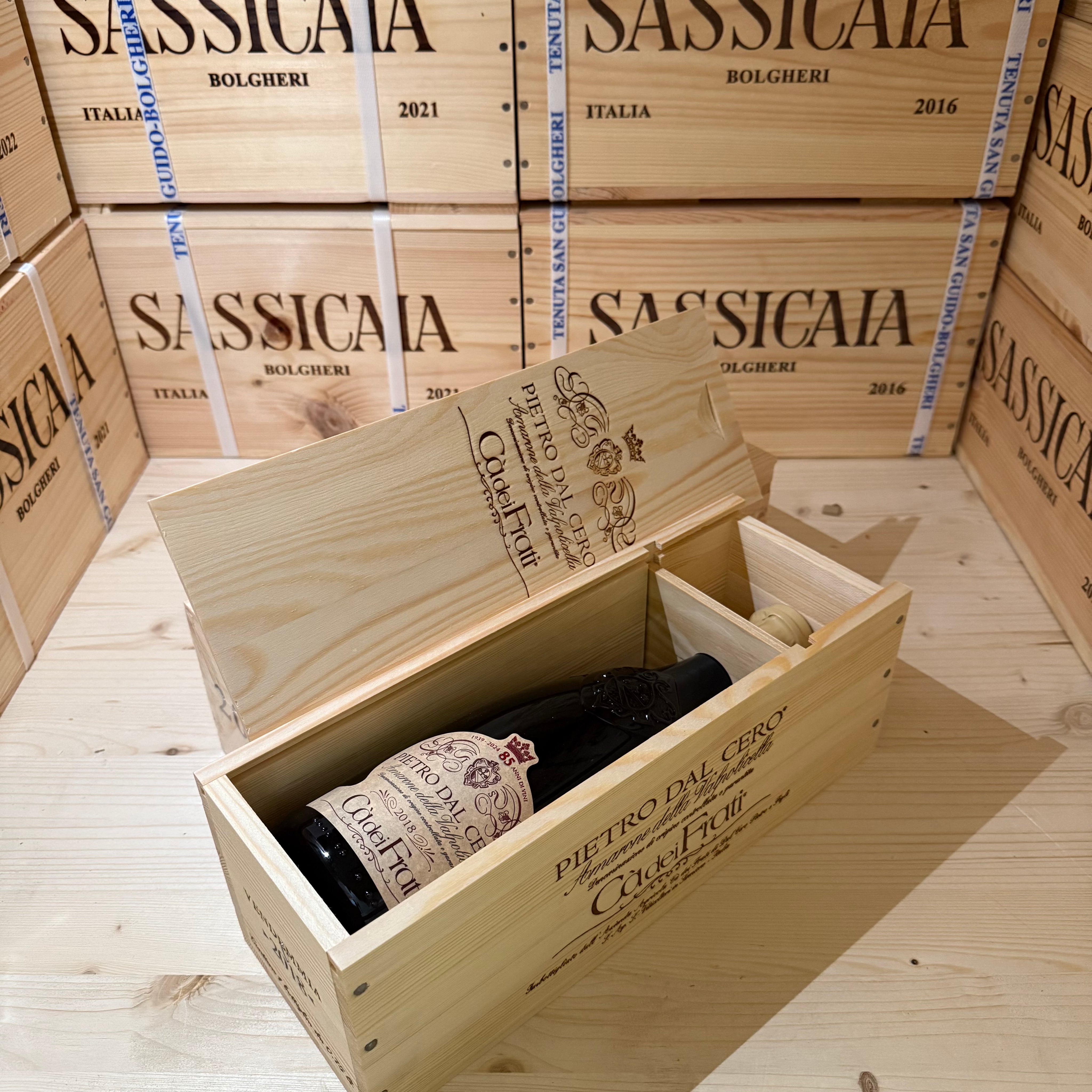 Ca dei Frati Pietro Dal Cero Amarone della Valpolicella DOCG 2018 in Cassa Legno