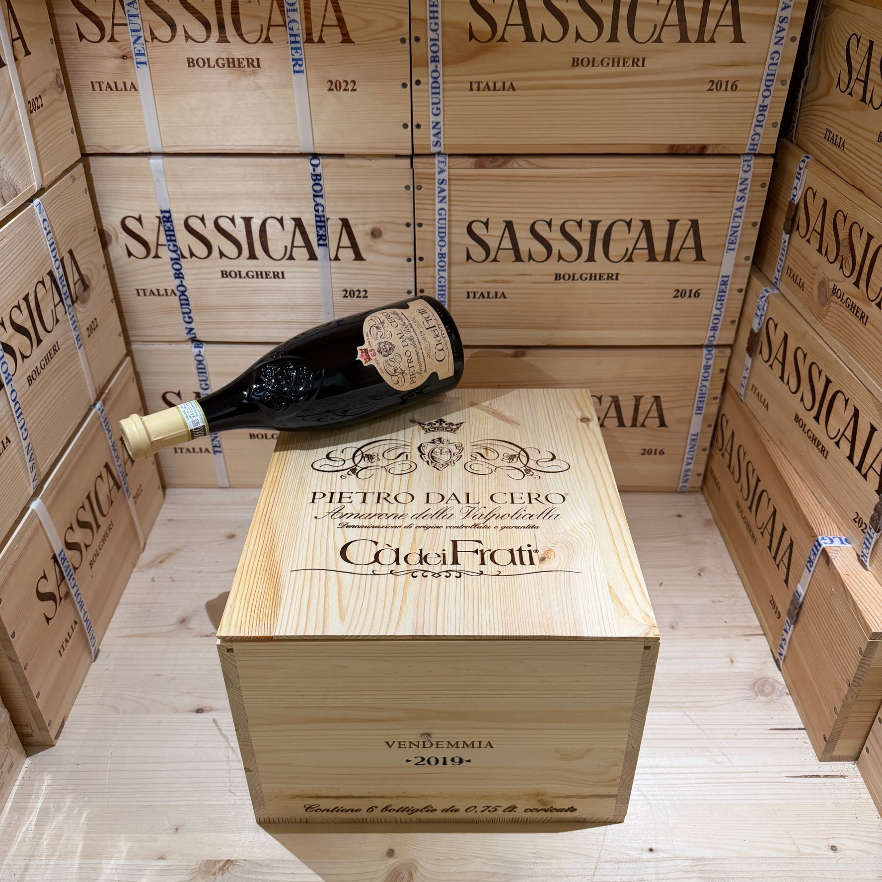 Ca dei Frati Pietro Dal Cero Amarone della Valpolicella DOCG 2019 - Cassa Legno 6 Bottiglie