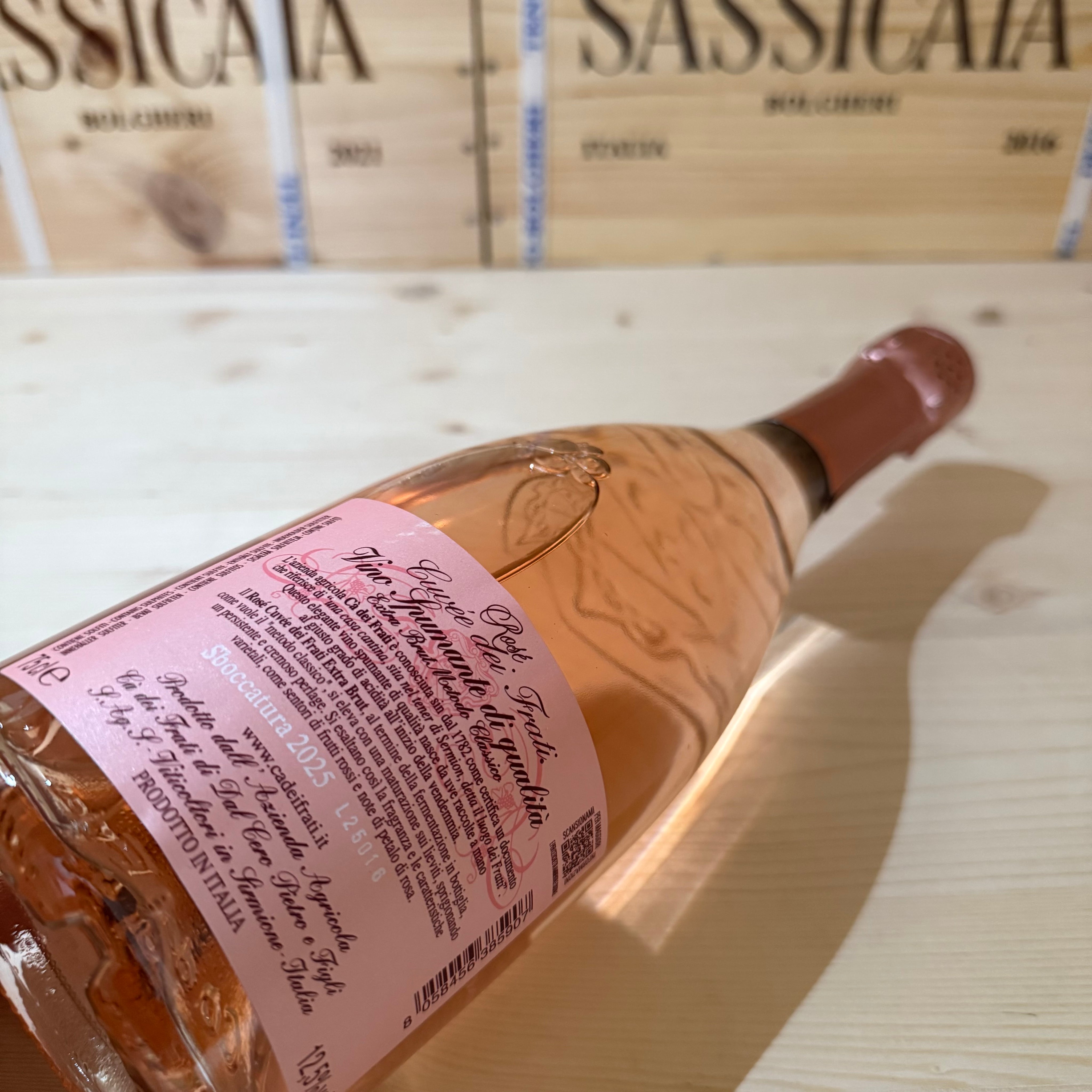 Ca dei Frati Rosé Cuvee dei Frati Extra Brut Spumante Metodo Classico