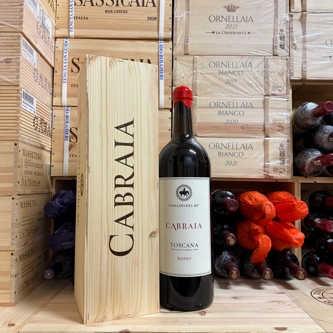 Cabraia 2020 Jeroboam Toscana Rosso IGT Gualdo del Re - in Cassa Legno