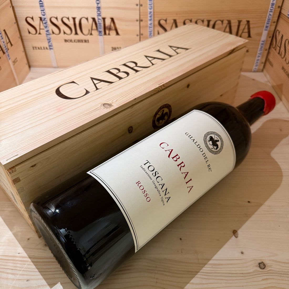 Cabraia 2020 Jeroboam Toscana Rosso IGT Gualdo del Re - in Cassa Legno