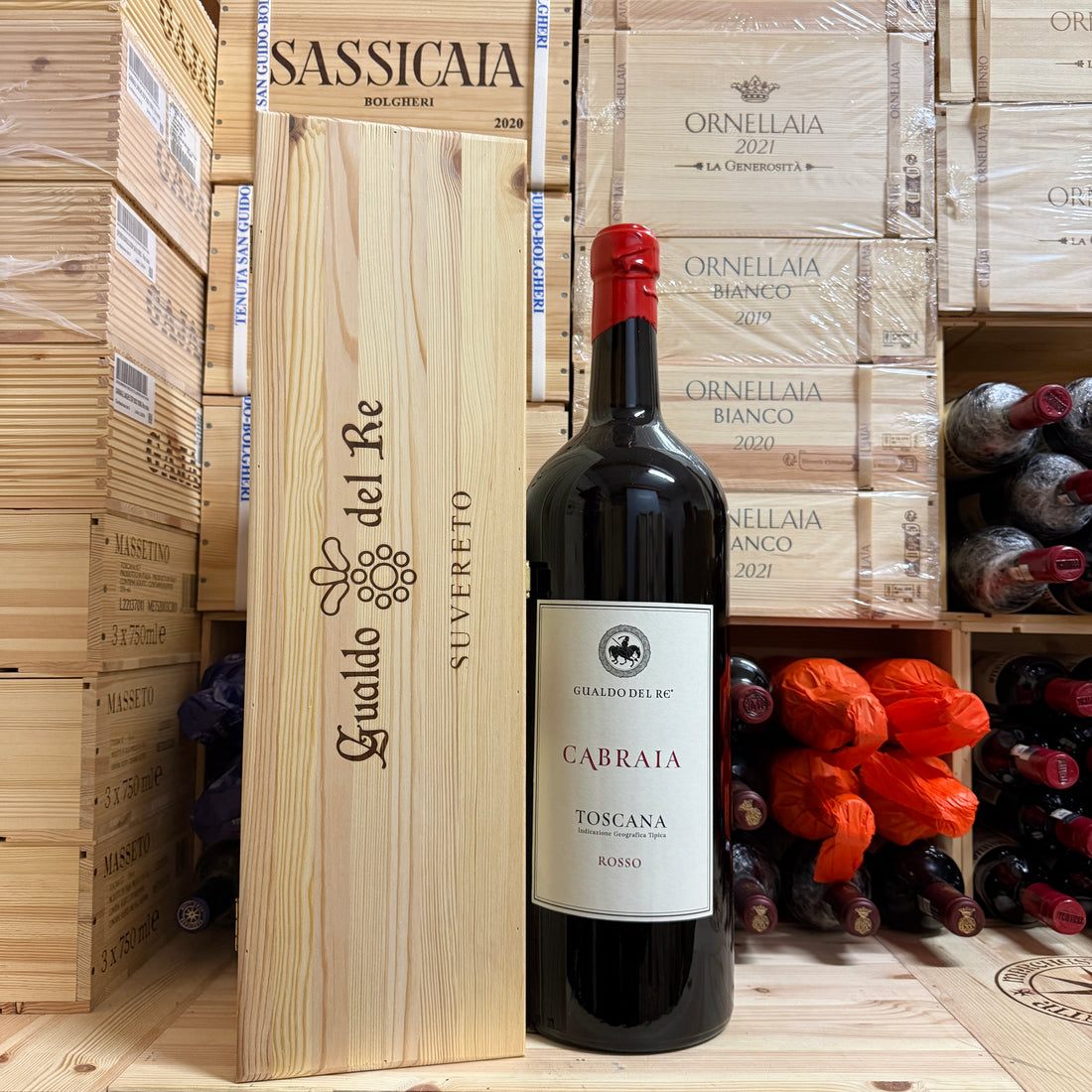 Cabraia 2020 McKenzie 5 Litri Toscana Rosso IGT Gualdo del Re - in Cassa Legno