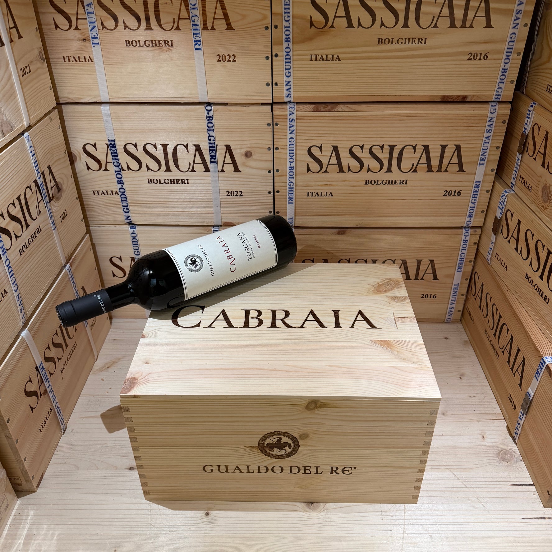 Cabraia 2021 Toscana Rosso IGT Gualdo del Re - Cassa Legno 6 Bottiglie
