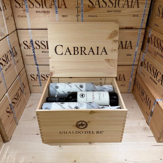 Cabraia 2021 Toscana Rosso IGT Gualdo del Re - Cassa Legno 6 Bottiglie