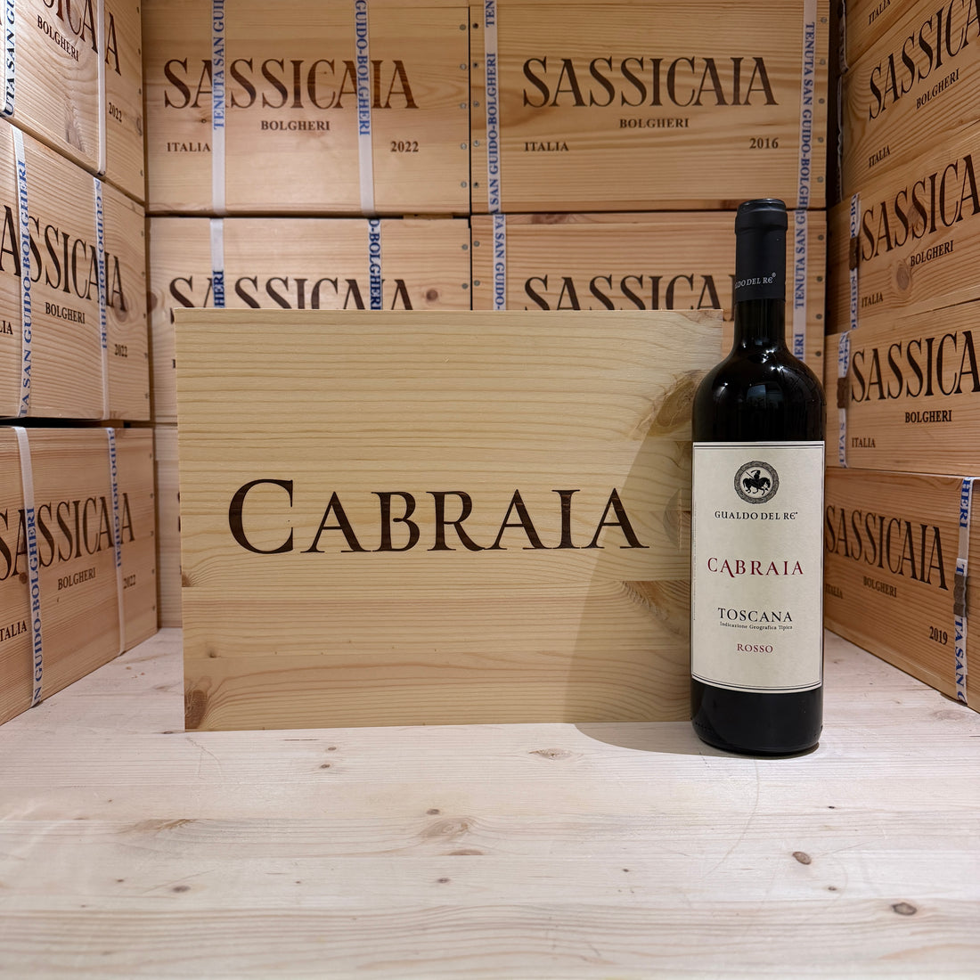 Cabraia 2021 Toscana Rosso IGT Gualdo del Re - Cassa Legno 6 Bottiglie