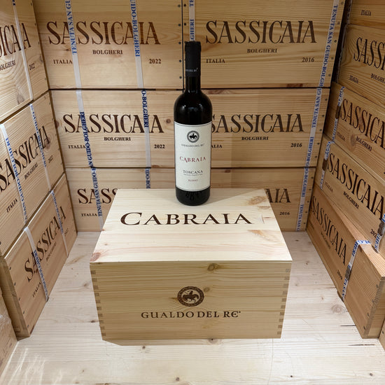 Cabraia 2021 Toscana Rosso IGT Gualdo del Re - Cassa Legno 6 Bottiglie