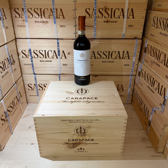 Carapace 2021 Montefalco Sagrantino DOCG Tenute Lunelli - Cassa Legno 6 Bottiglie