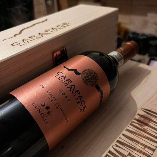 Carapace Lunga Attesa 2017 Montefalco Sagrantino DOCG Tenute Lunelli in Cassa Legno