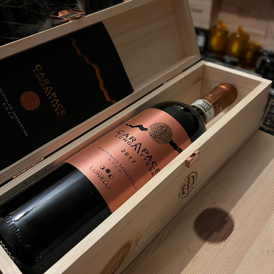 Carapace Lunga Attesa 2017 Montefalco Sagrantino DOCG Tenute Lunelli in Cassa Legno