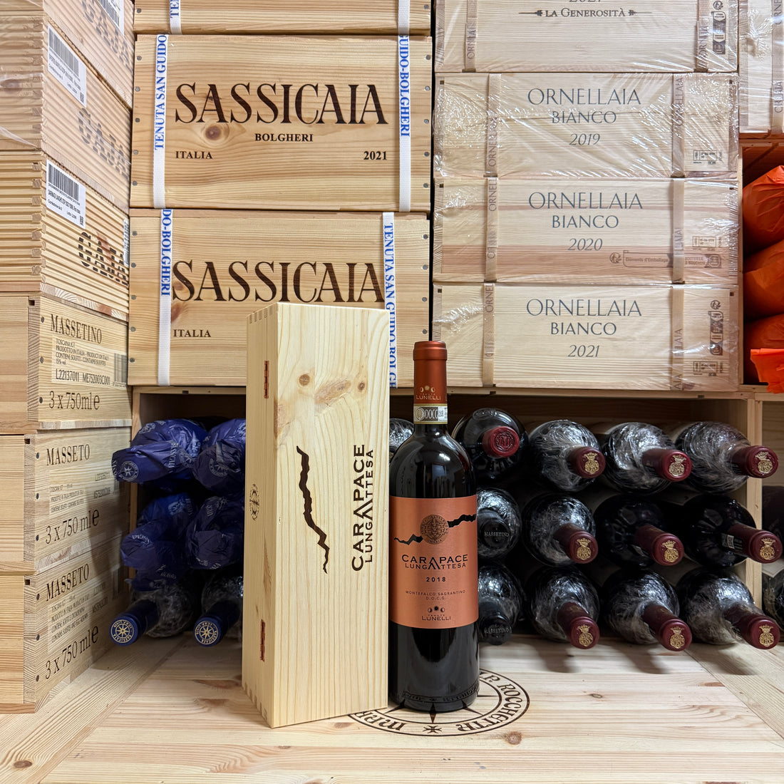 Carapace Lunga Attesa 2018 Montefalco Sagrantino DOCG Tenute Lunelli in Cassa Legno