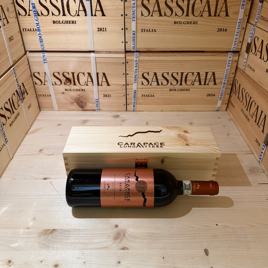 Carapace Lunga Attesa 2018 Montefalco Sagrantino DOCG Tenute Lunelli in Cassa Legno