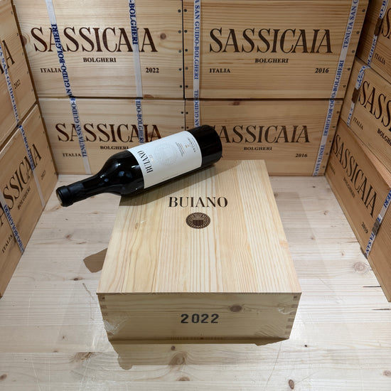 Cassa Legno 3 Bottiglie Buiano 2022 Antinori