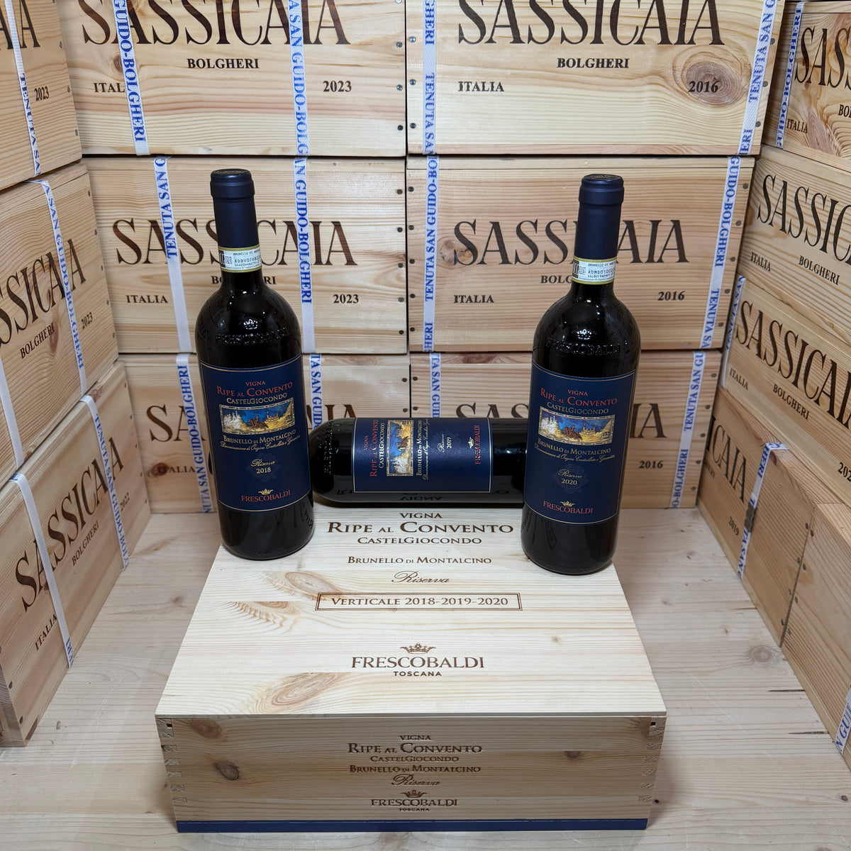 Cassa Ripe al Convento Verticale 2020-2019-2018 Brunello