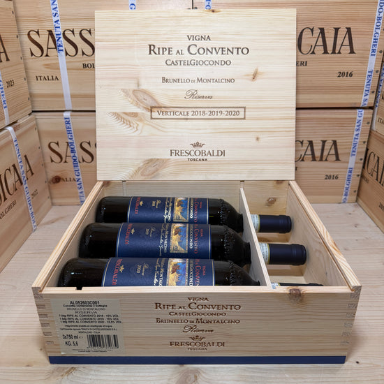 Cassa Ripe al Convento Verticale 2020-2019-2018 Brunello