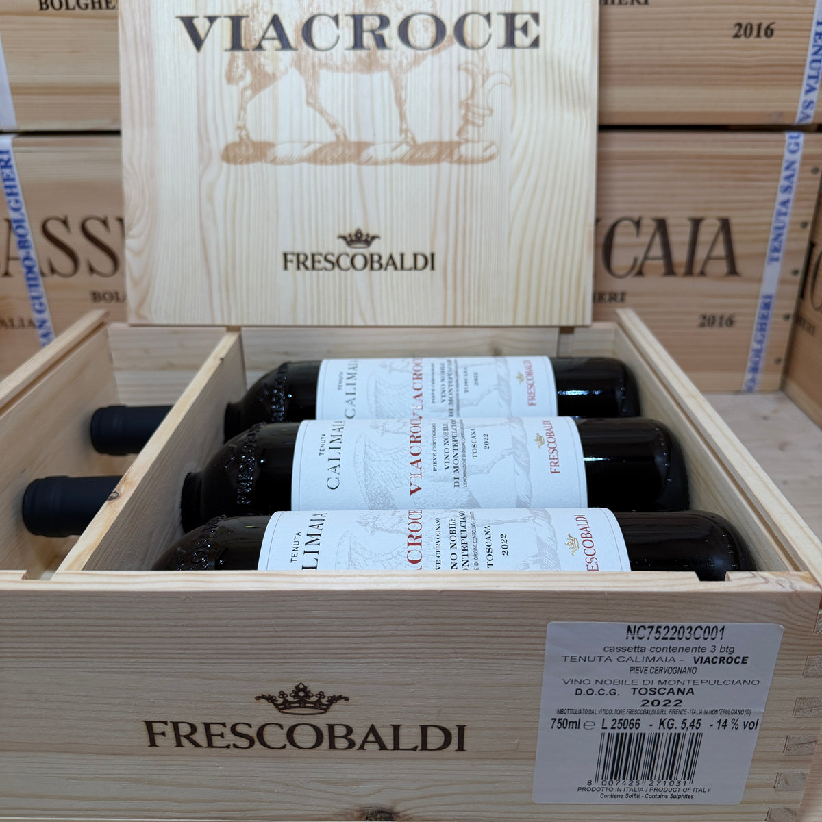 Cassa Viacroce 2022 Nobile di Montepulciano Frescobaldi