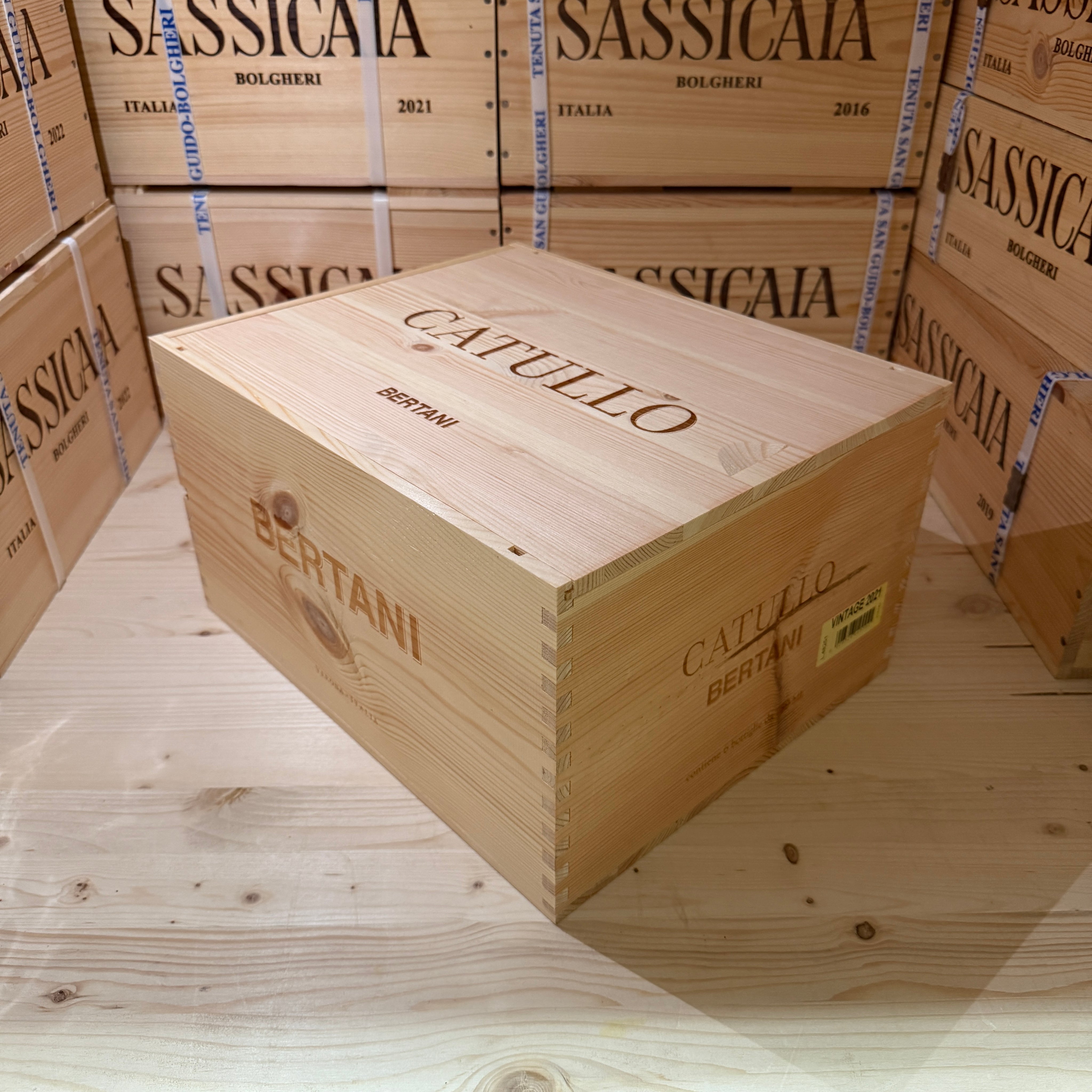 Catullo 2021 Valpolicella Ripasso Classico Superiore DOC Bertani - Cassa Legno 6 Bottiglie