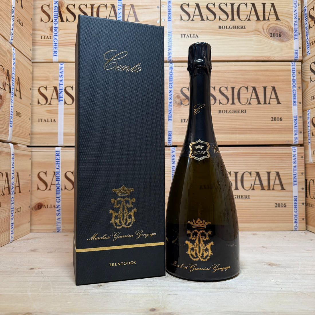 Cento 2015 Blanc de Blancs Extra Brut Marchesi Guerrieri Gonzaga - Tenuta San Leonardo