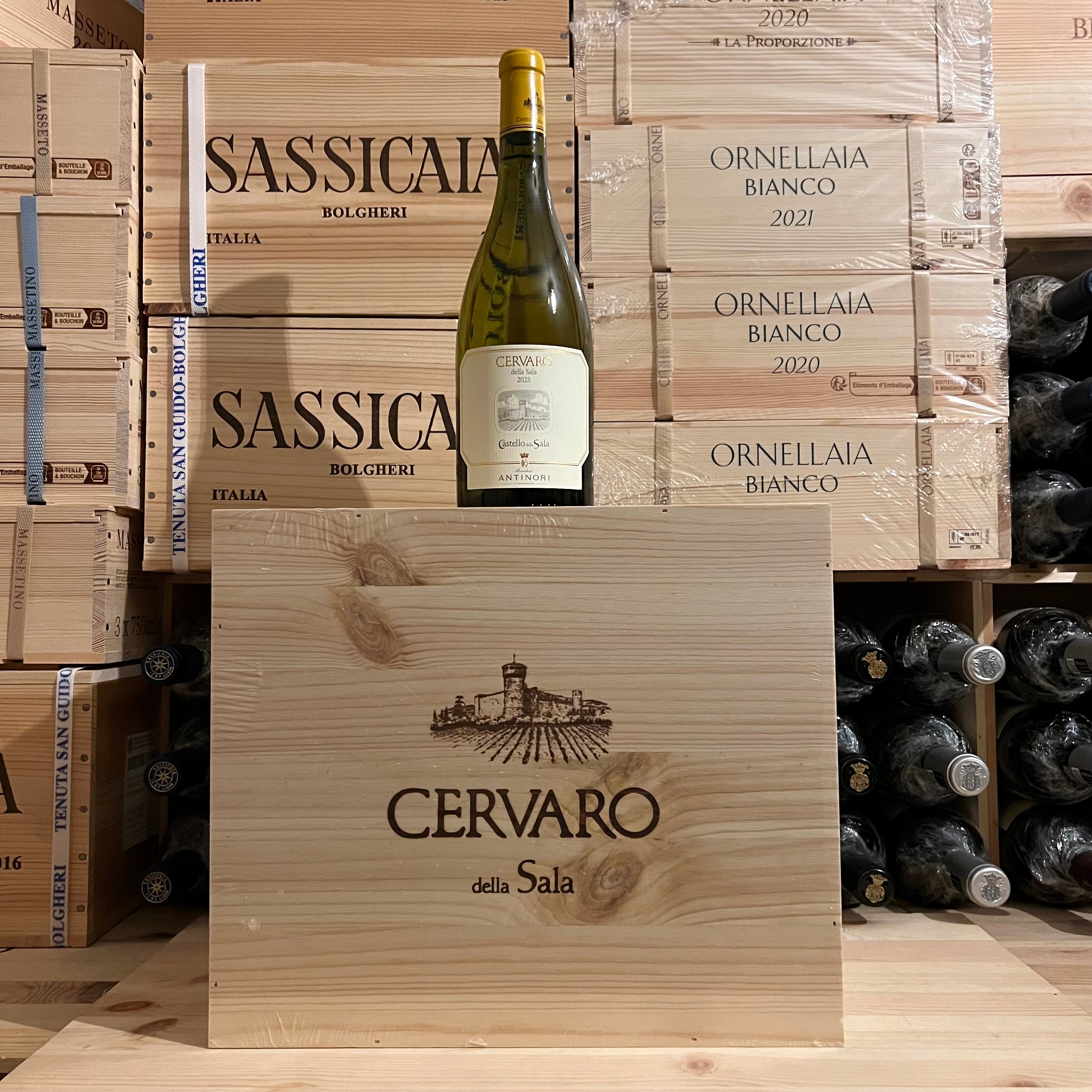 Cervaro Cervaro della Sala 2023 Antinori - Cassa Legno 6 Bottiglie ...