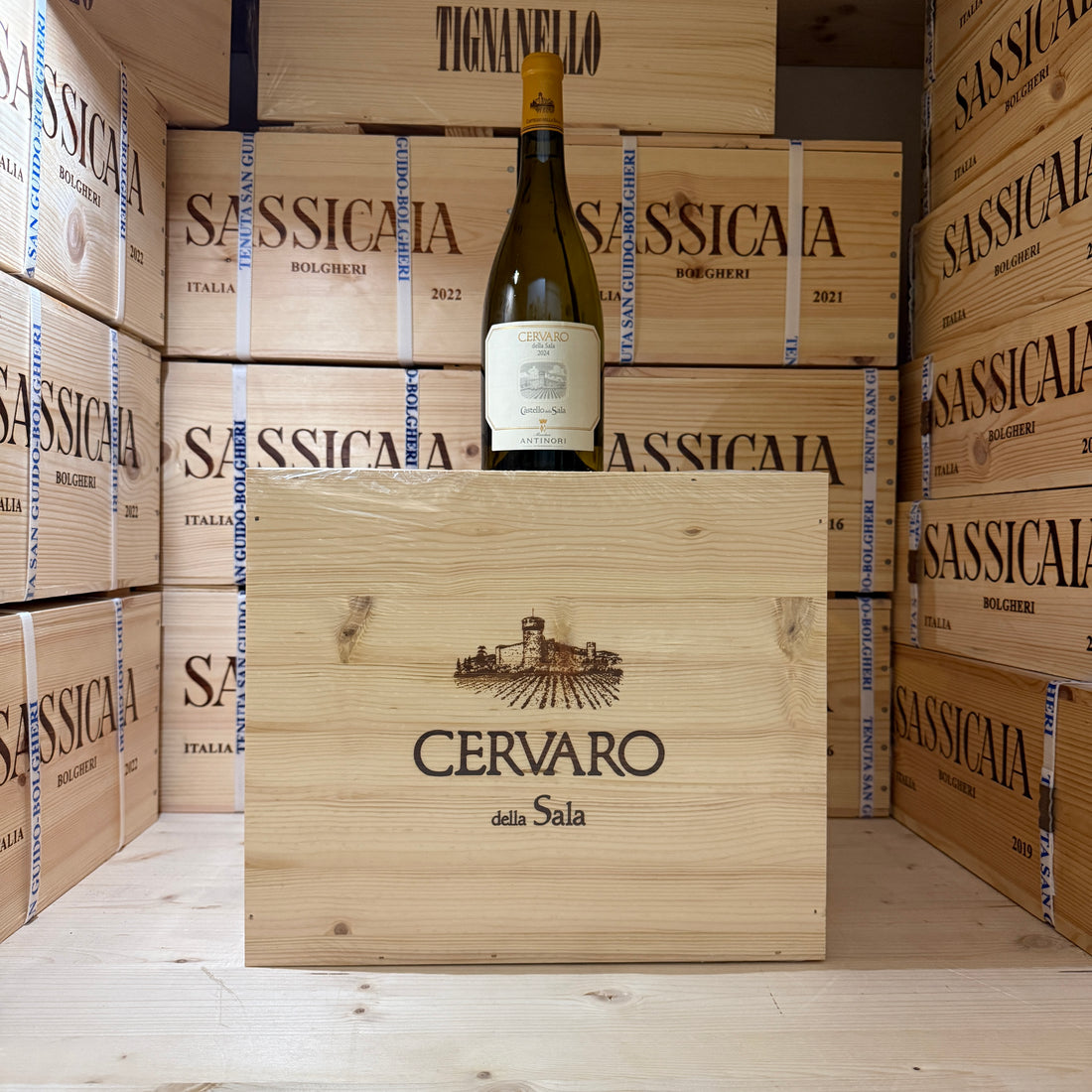 Cervaro della Sala 2024 Castello della Sala Marchesi Antinori - Cassa Legno 6 Bottiglie