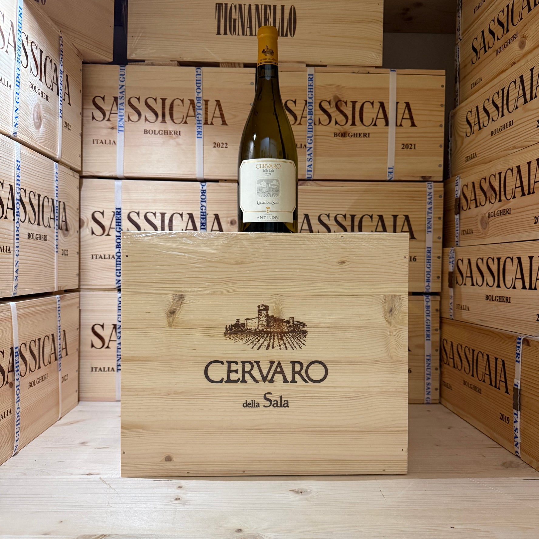 Cervaro della Sala 2024 Castello della Sala Marchesi Antinori - Cassa Legno 6 Bottiglie