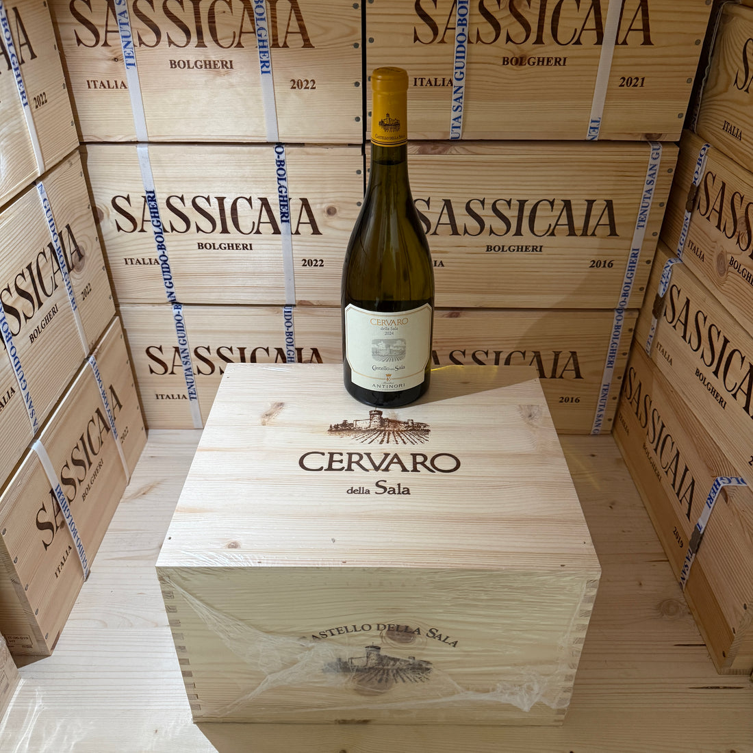 Cervaro della Sala 2024 Castello della Sala Marchesi Antinori - Cassa Legno 6 Bottiglie