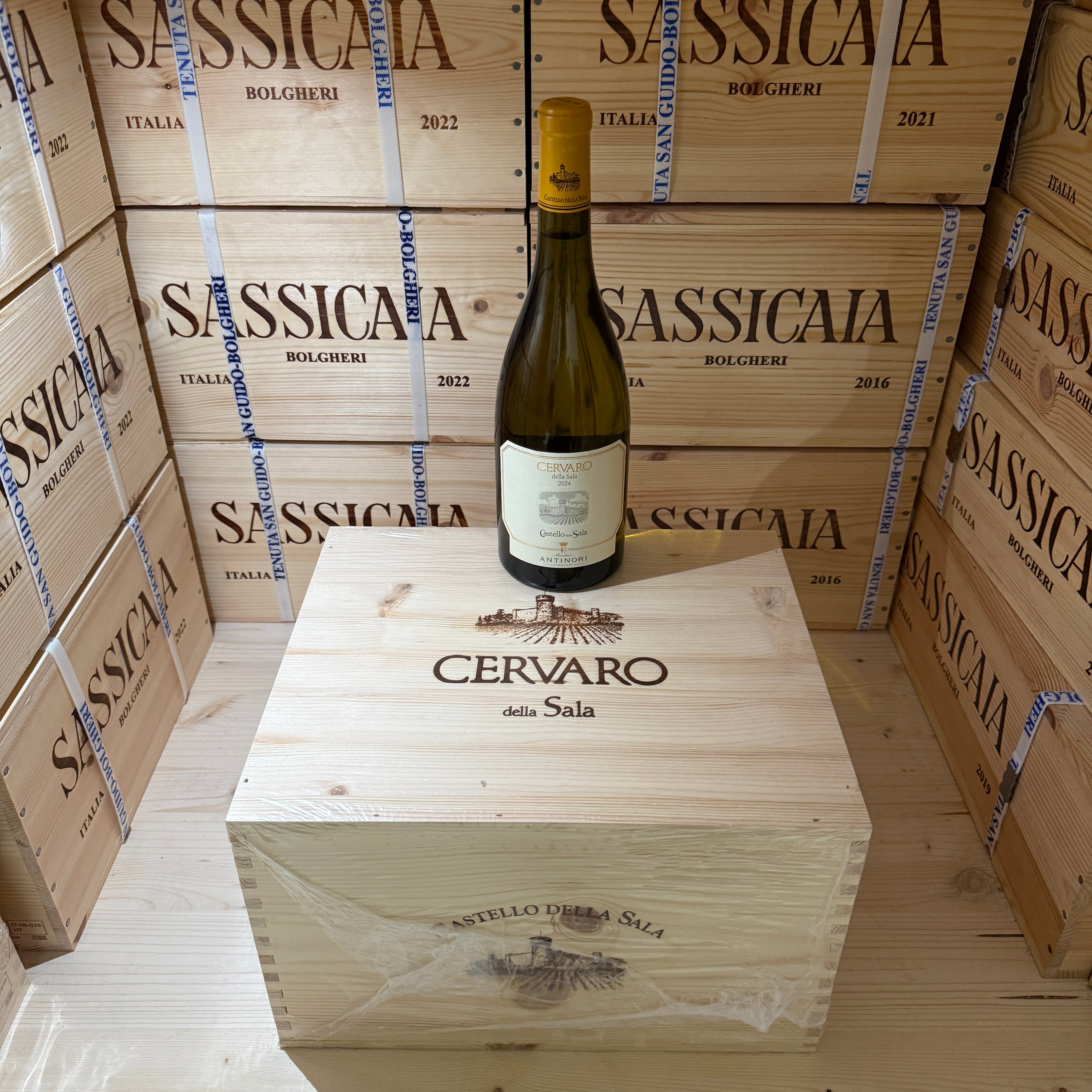 Cervaro della Sala 2024 Castello della Sala Marchesi Antinori - Cassa Legno 6 Bottiglie