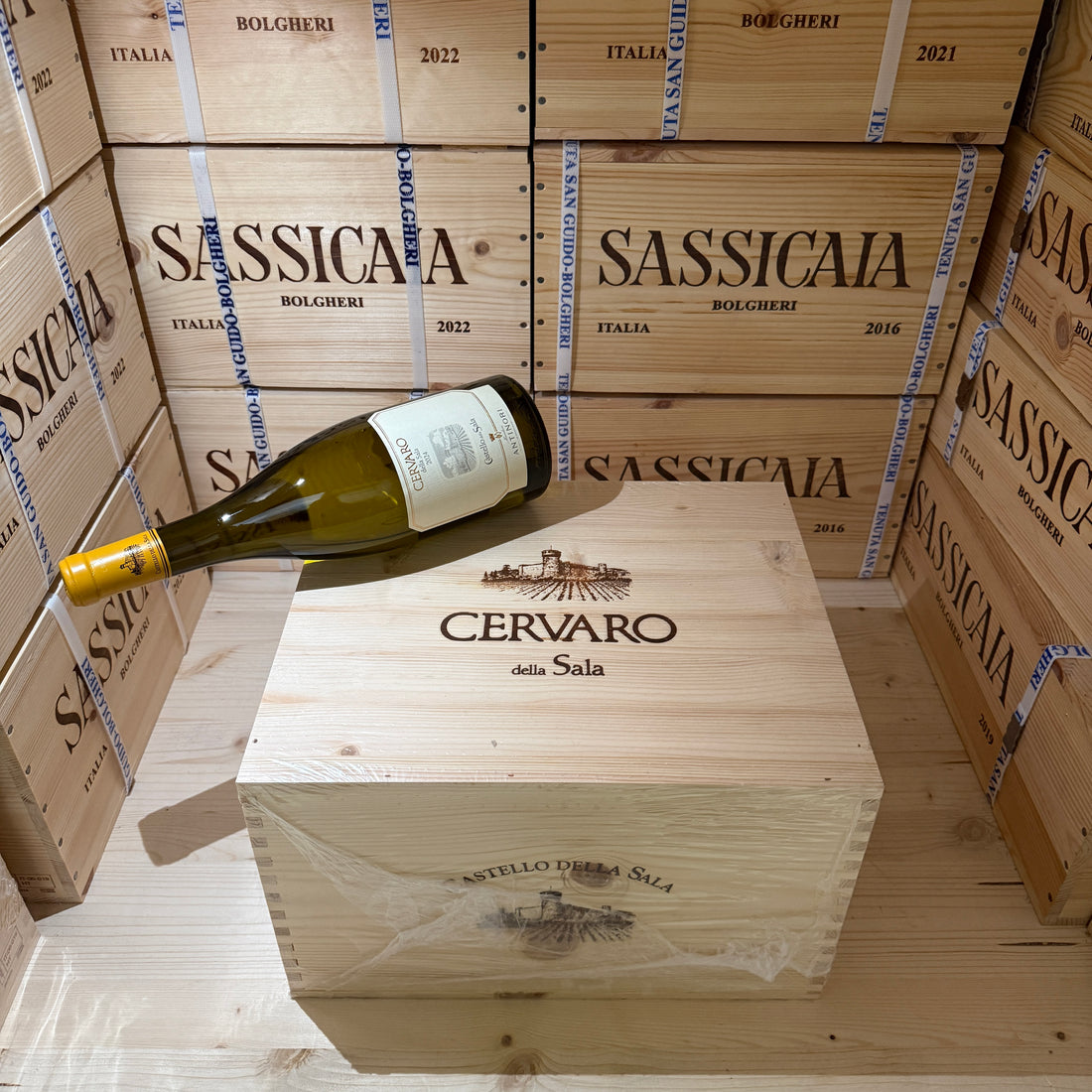 Cervaro della Sala 2024 Castello della Sala Marchesi Antinori - Cassa Legno 6 Bottiglie