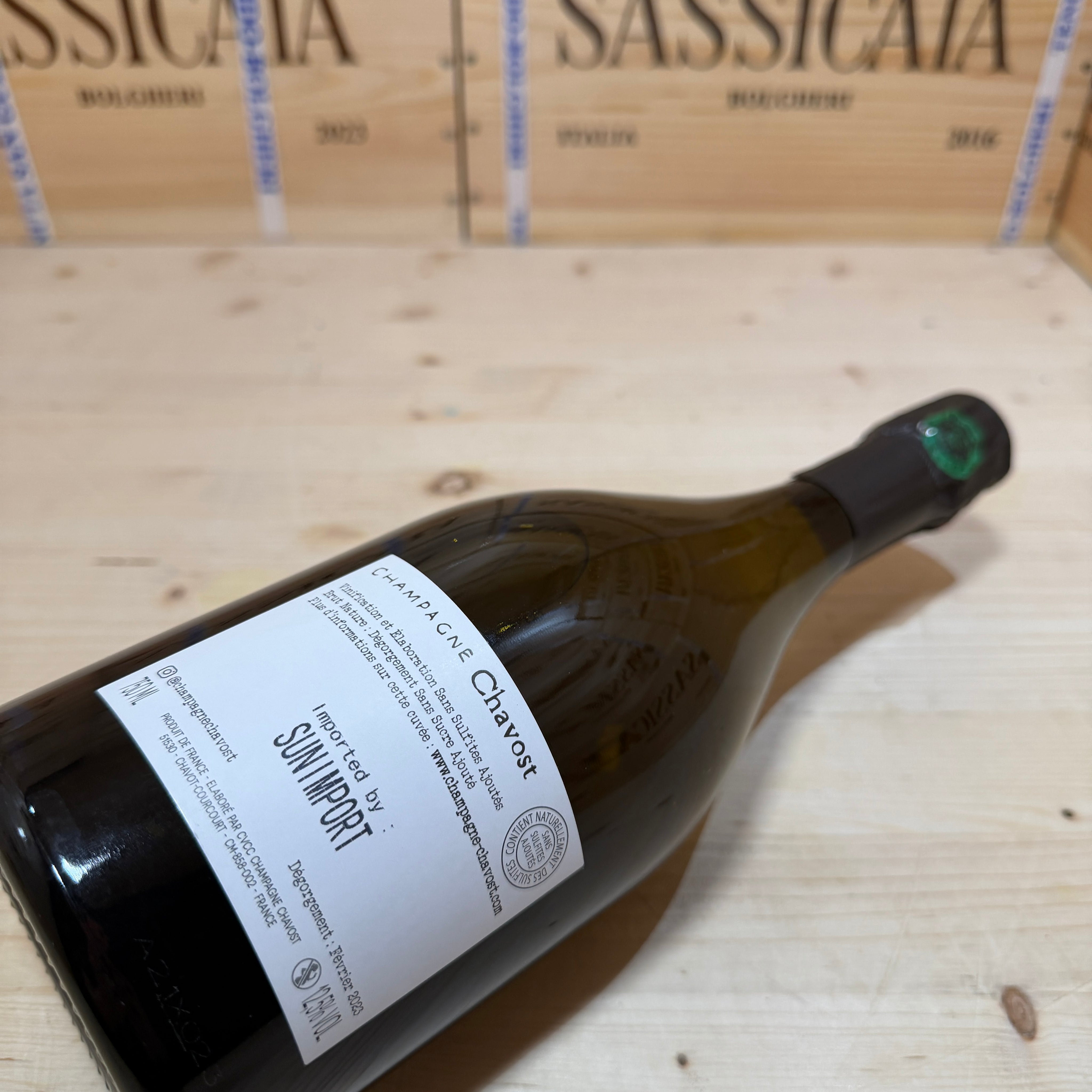 Champagne Blanc D'assemblage Brut Nature Chavost - Deg. 02/2023