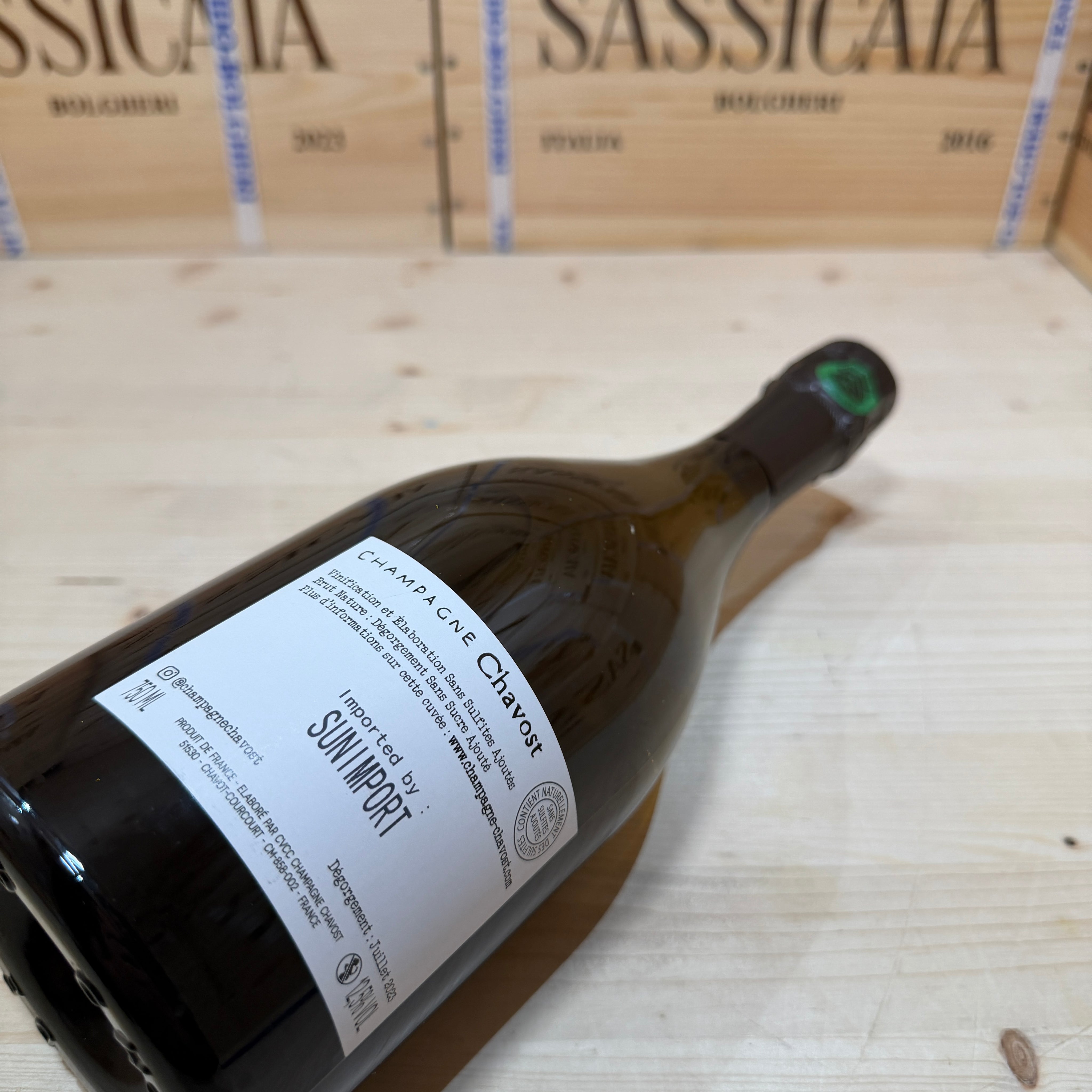 Champagne Blanc D'assemblage Brut Nature Chavost - Deg. 07/2023