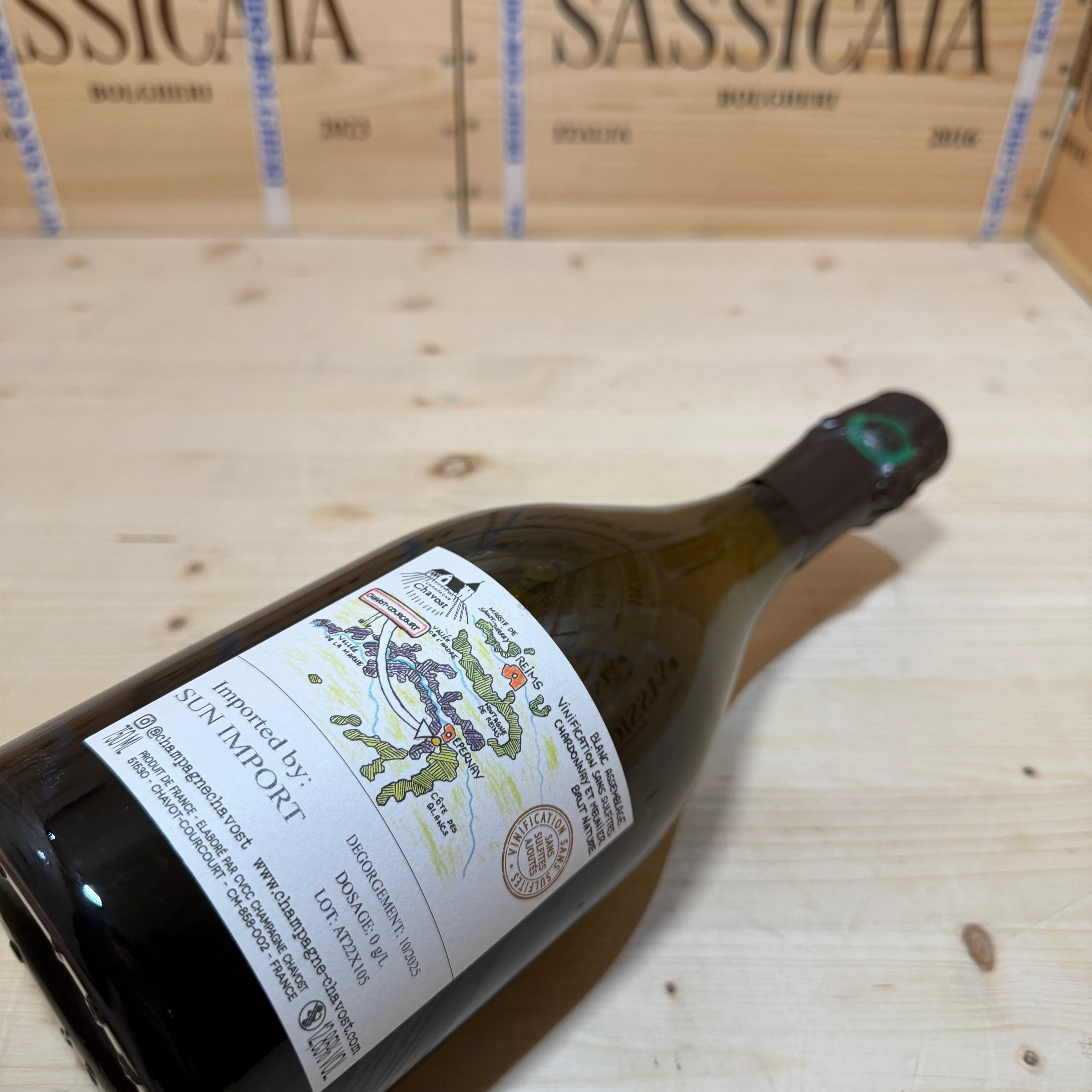 Champagne Blanc D'assemblage Brut Nature Chavost - Deg. 10/2025