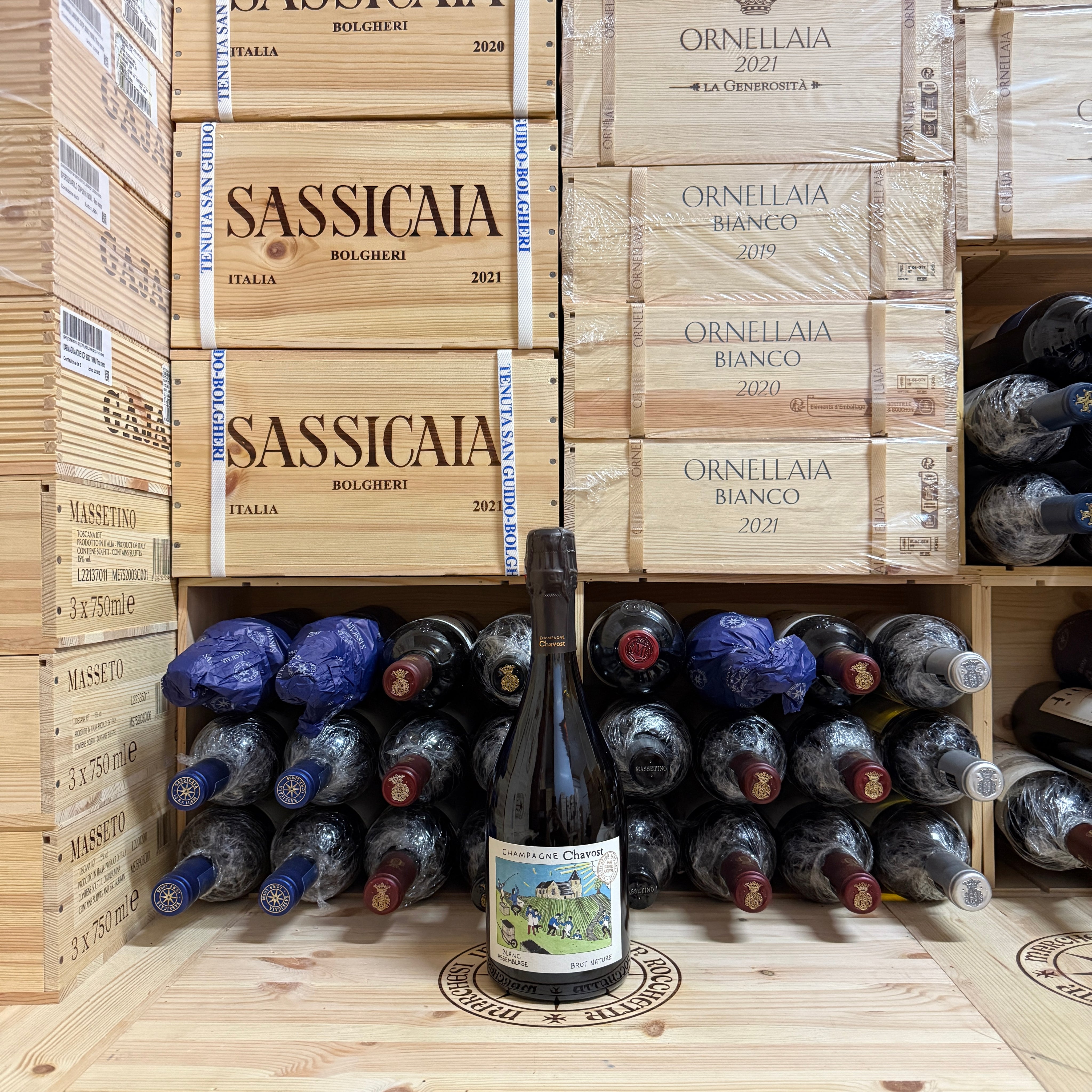 Champagne Blanc D'assemblage Brut Nature Chavost