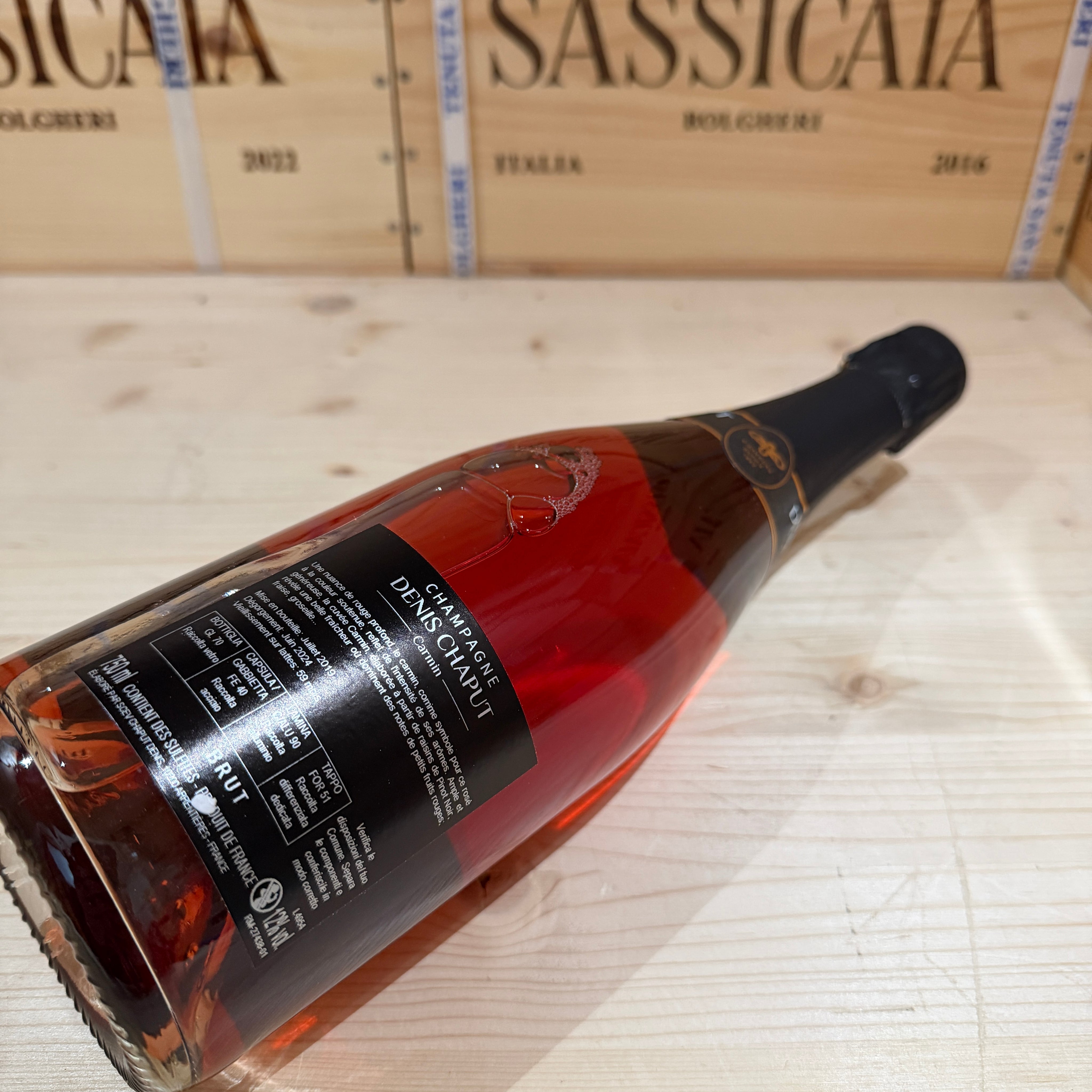 Champagne Carmin Rosè Denis Chaput