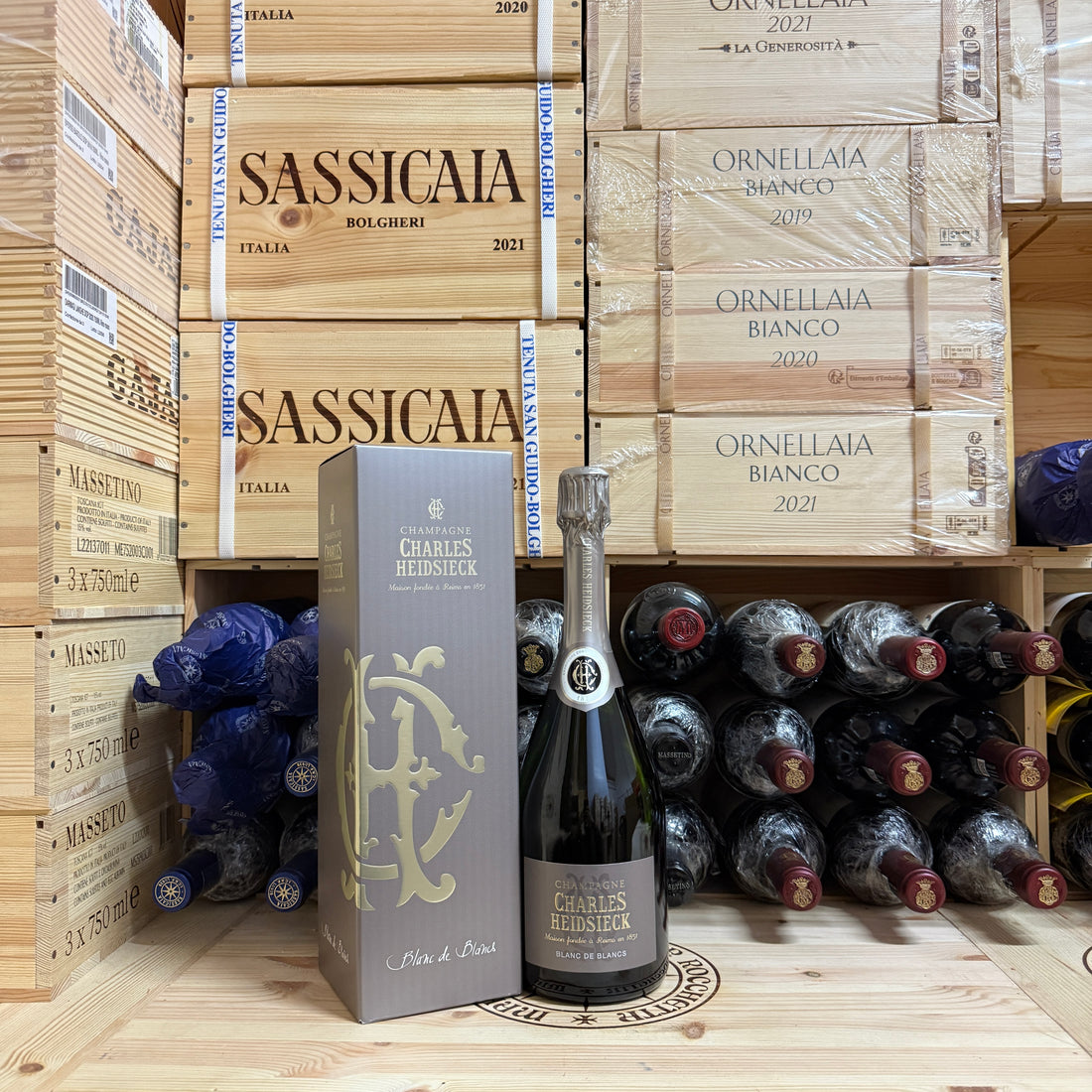 Champagne Charles Heidsieck Blanc De Blancs Astucciato - Sboccatura 2020