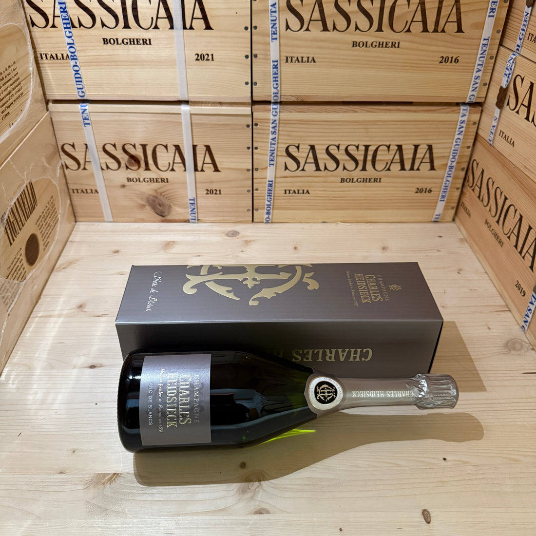 Champagne Charles Heidsieck Blanc De Blancs Astucciato - Sboccatura 2020