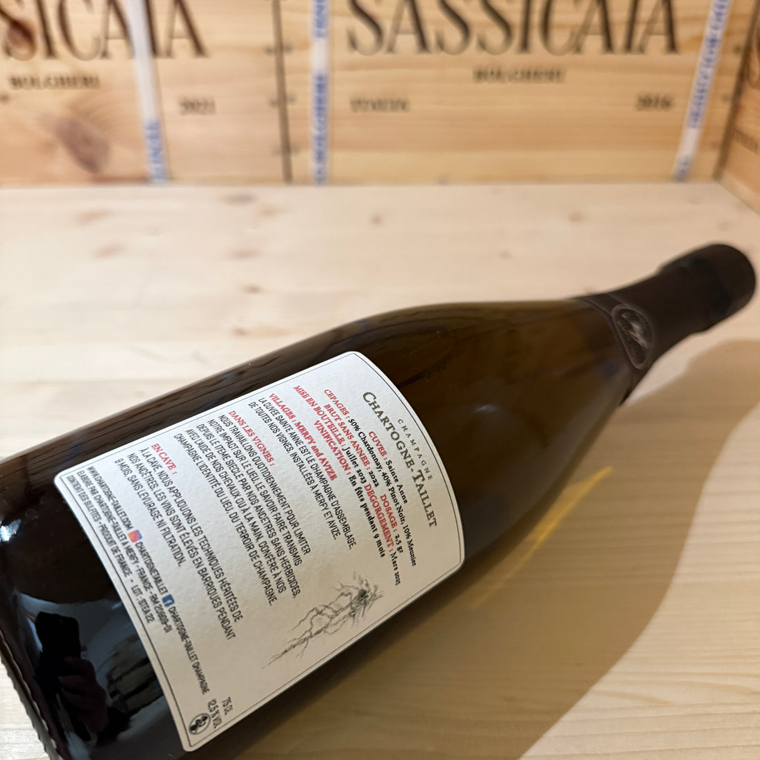 Champagne Chartogne-Taillet Sainte Anne Extra Brut - Base 2022 Deg. 03/2025