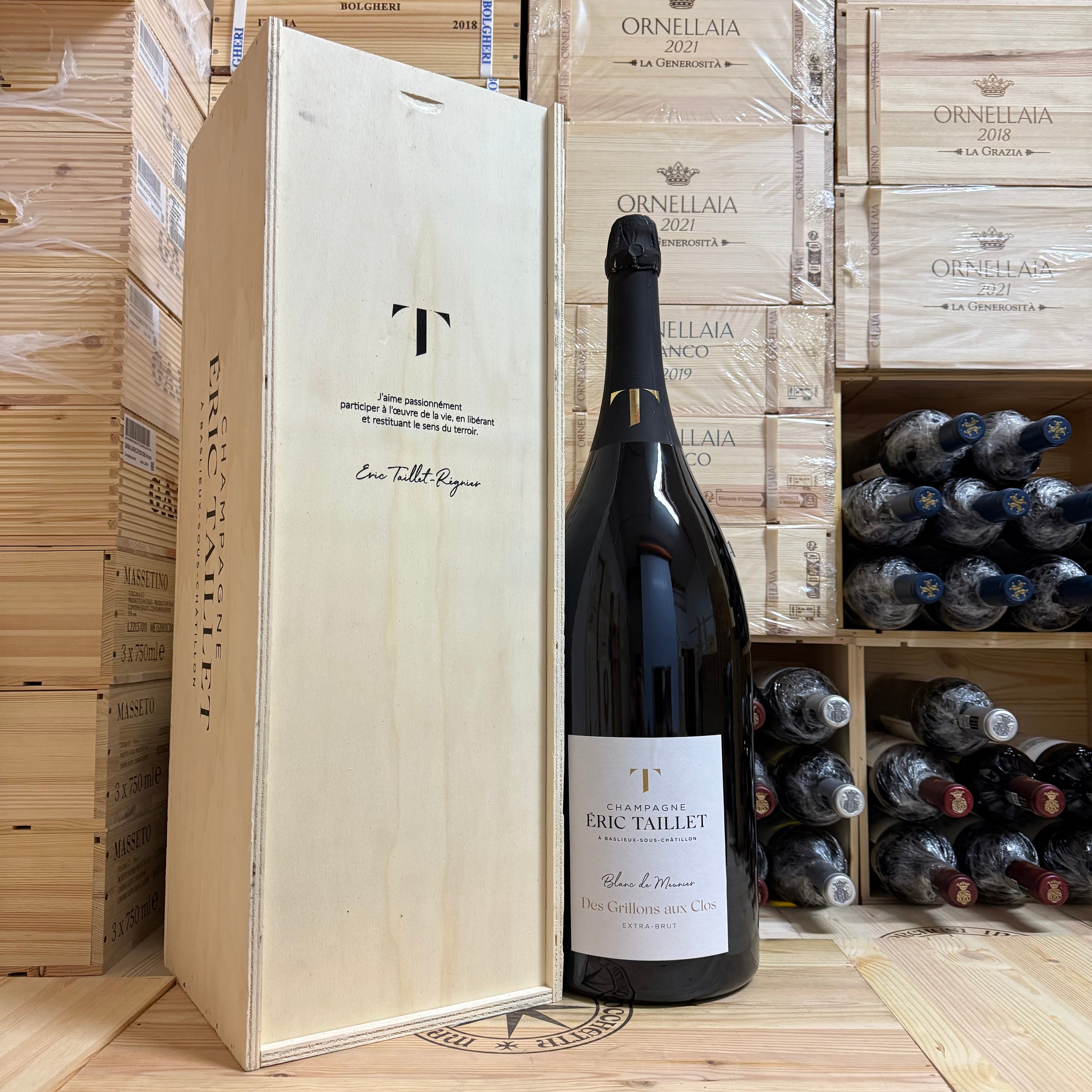Champagne Exclusiv'T Extra-Brut Mathusalem Eric Taillet in Cassa Legno