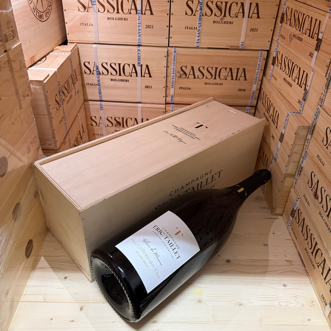 Champagne Exclusiv'T Extra-Brut Mathusalem Eric Taillet in Cassa Legno