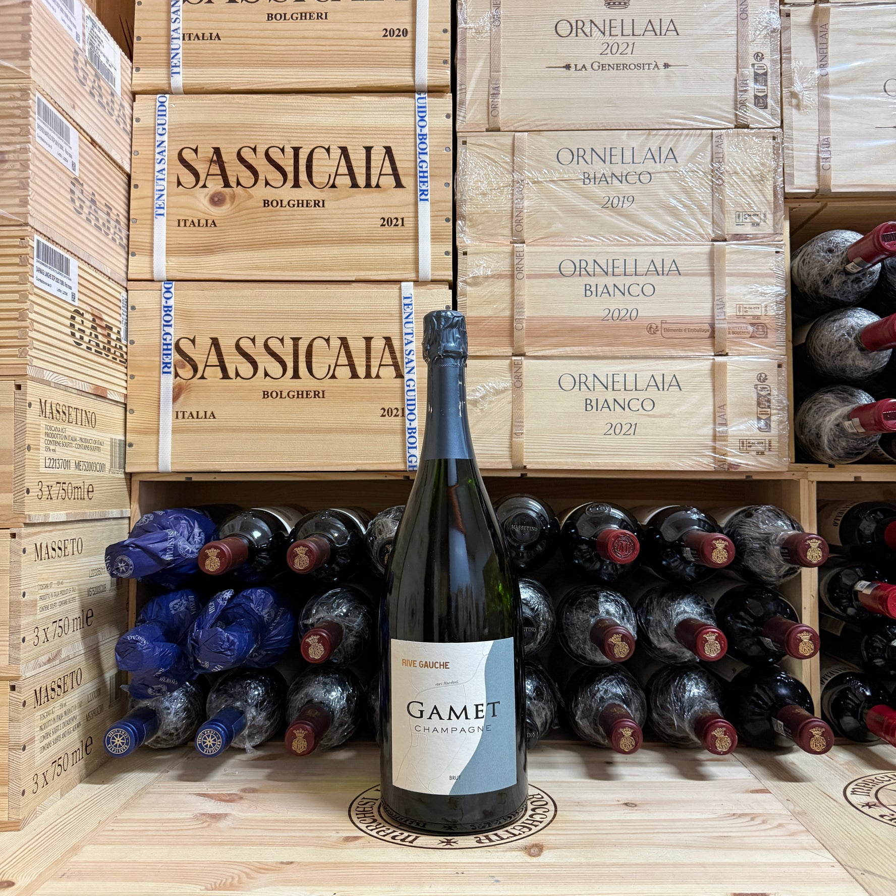 Champagne Gamet Rive Gauche Magnum V16