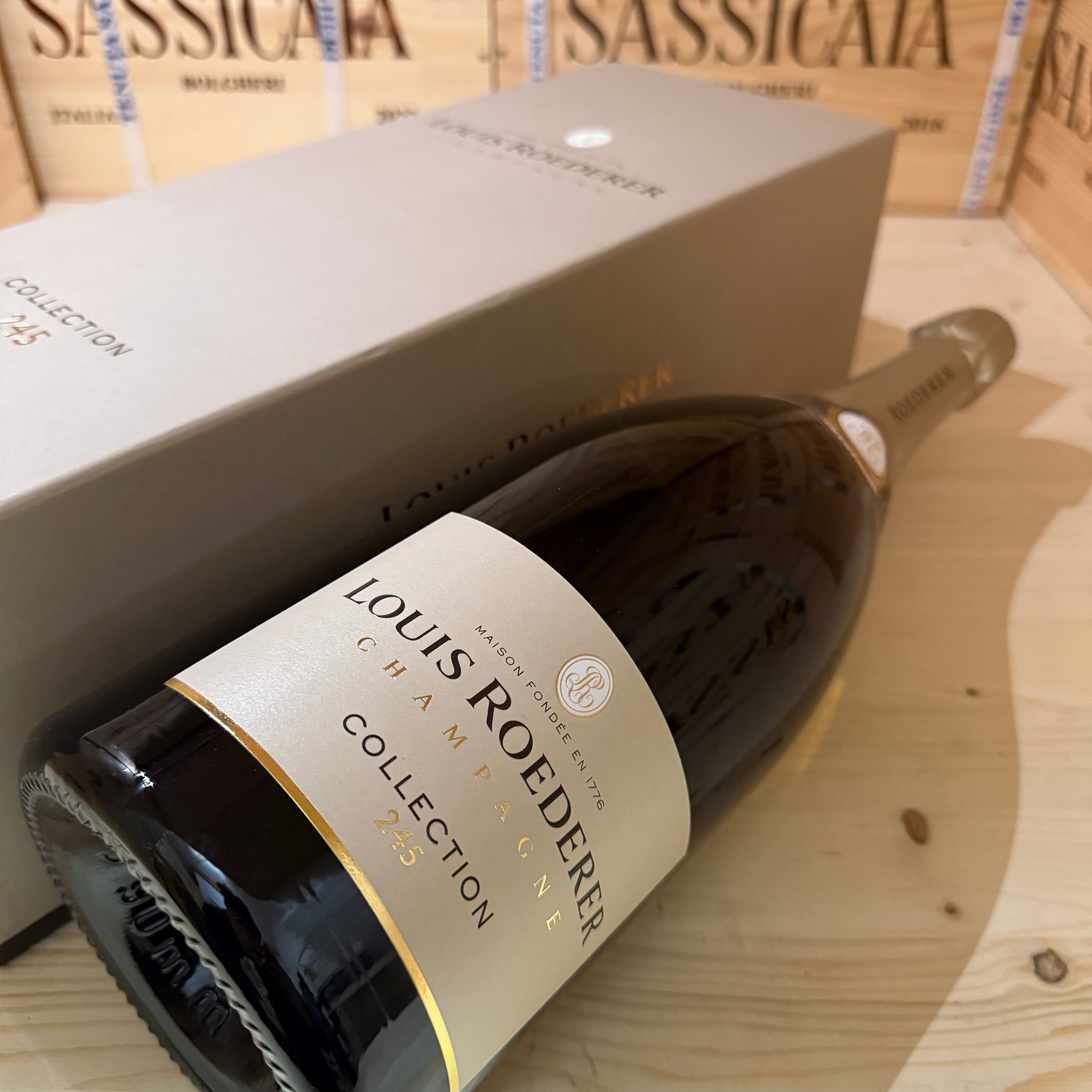 Champagne Louis Roederer Collection 245 Magnum in Cofanetto