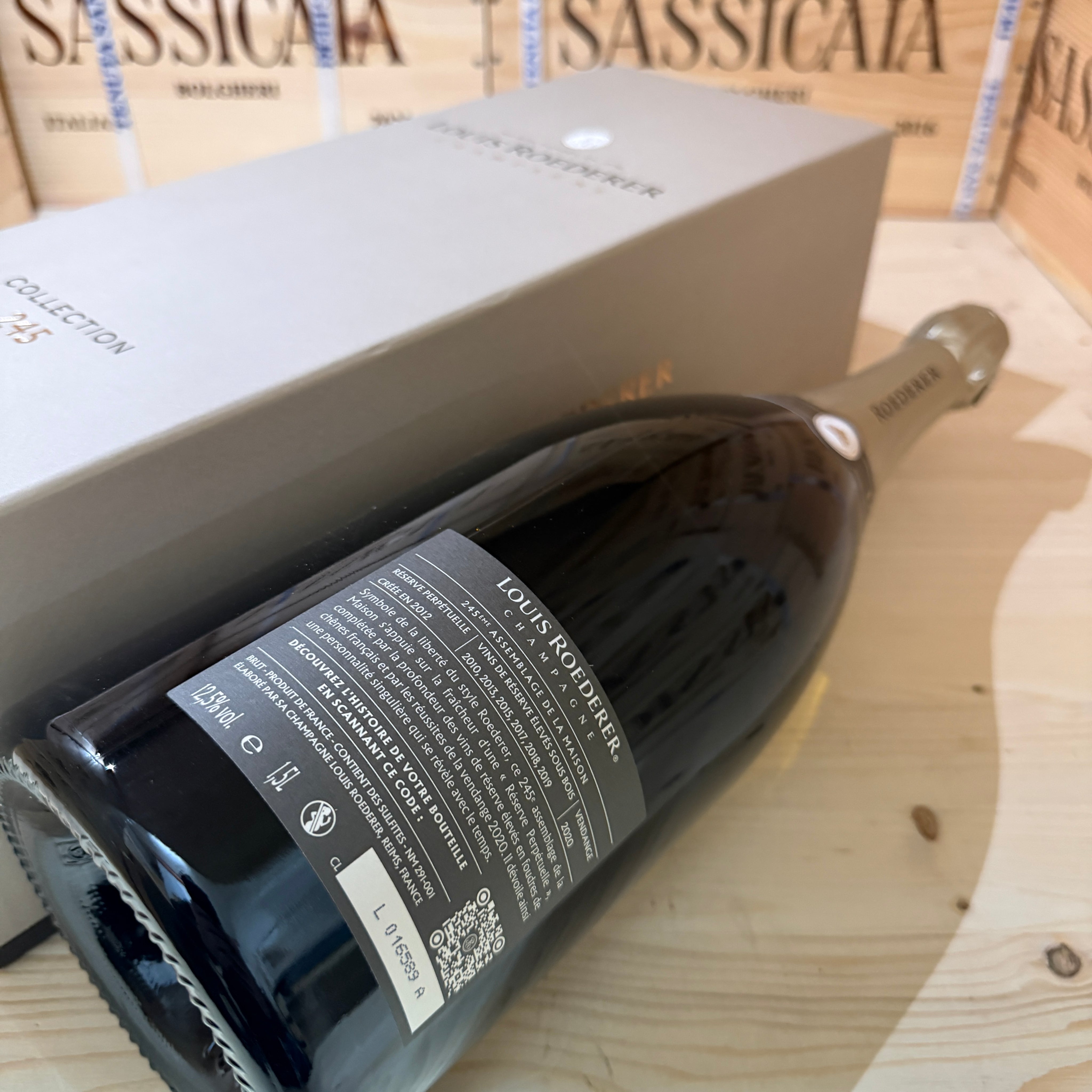 Champagne Louis Roederer Collection 245 Magnum in Cofanetto