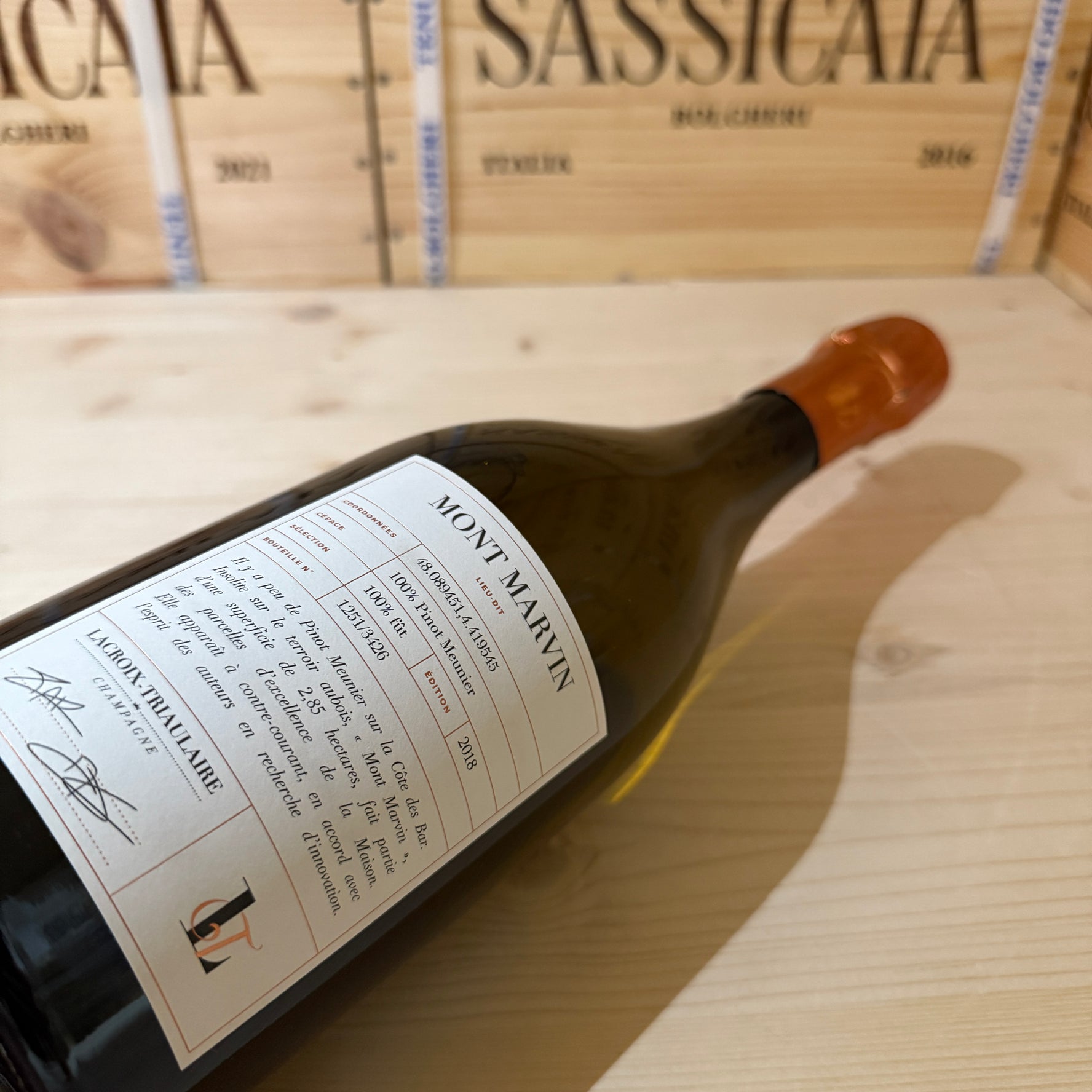 Champagne Mont Marvin Extra Brut 2018 Lacroix-Triaulaire