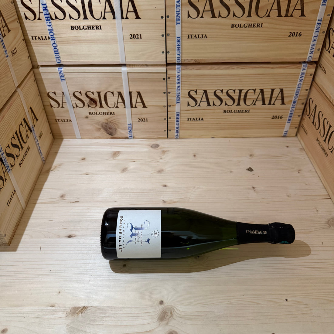 Champagne Nos Traditions Blanc de Noirs Extra Brut Domaine Mallet