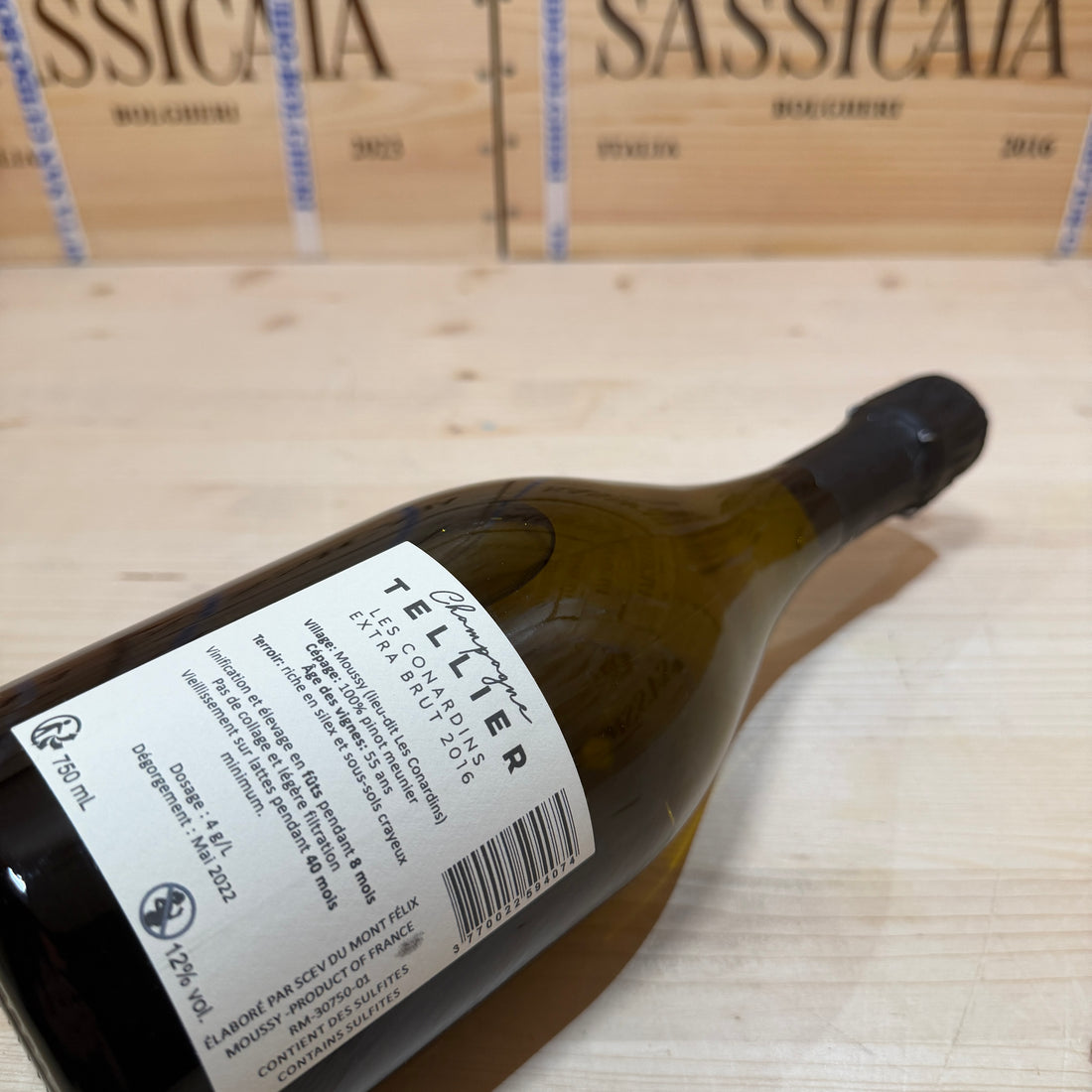 Champagne Tellier Les Conardins 2016 Extra Brut - Deg. 05/2022